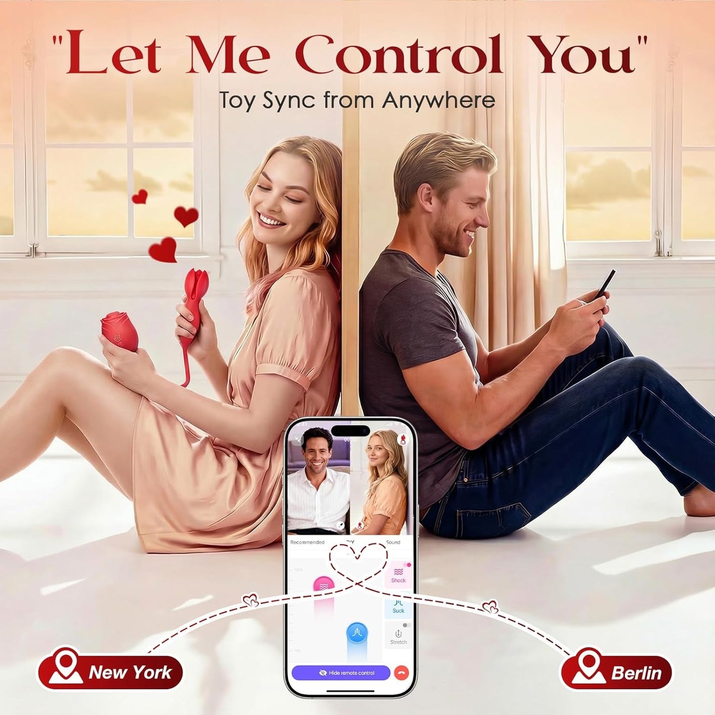 BloomRose AI Duo Sucking Vibrator & Thrusting Dildo - Vixen | Nova Network