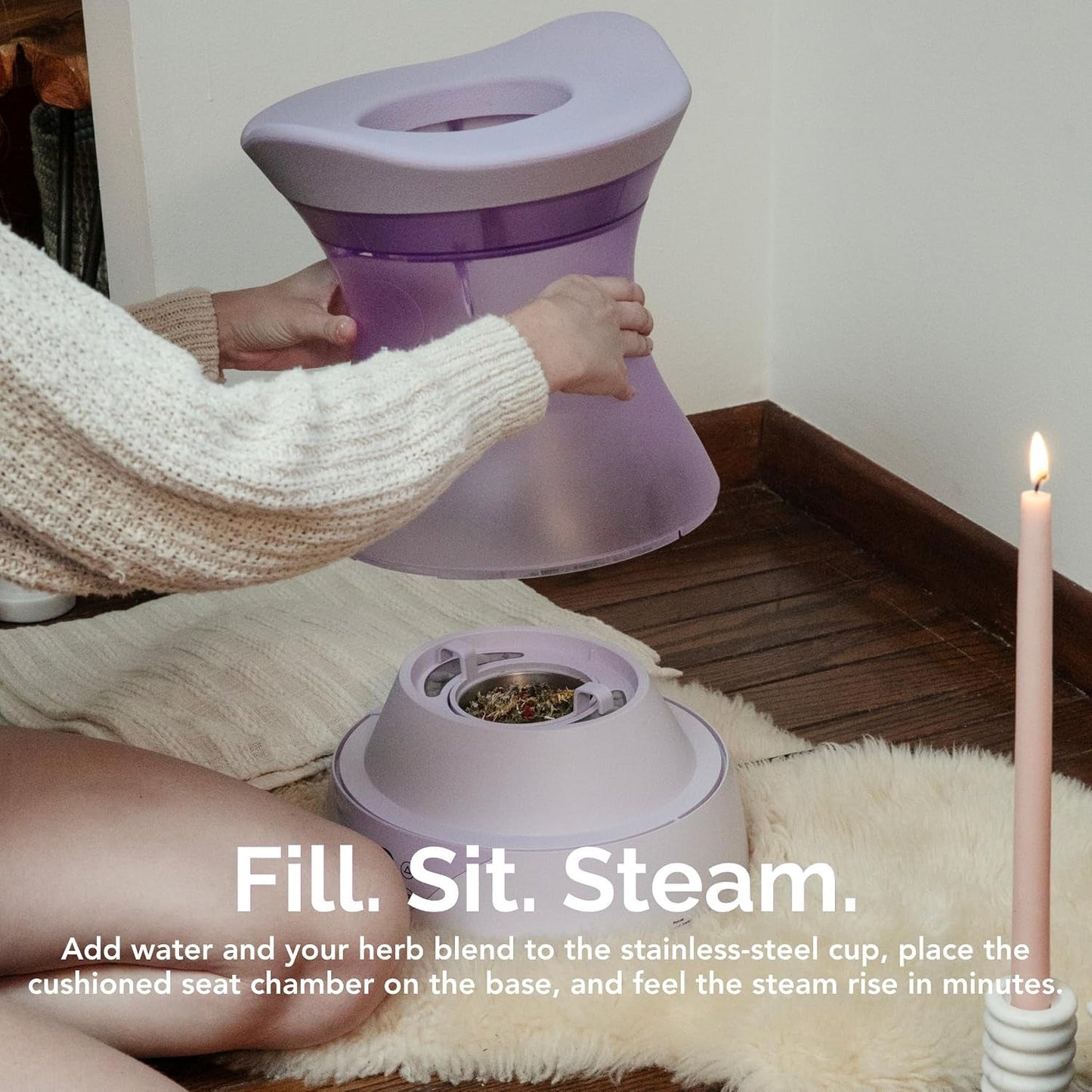 BloomSanctuary Premium Yoni Vaginal Steam Seat Set - Vixen Adult Playroom