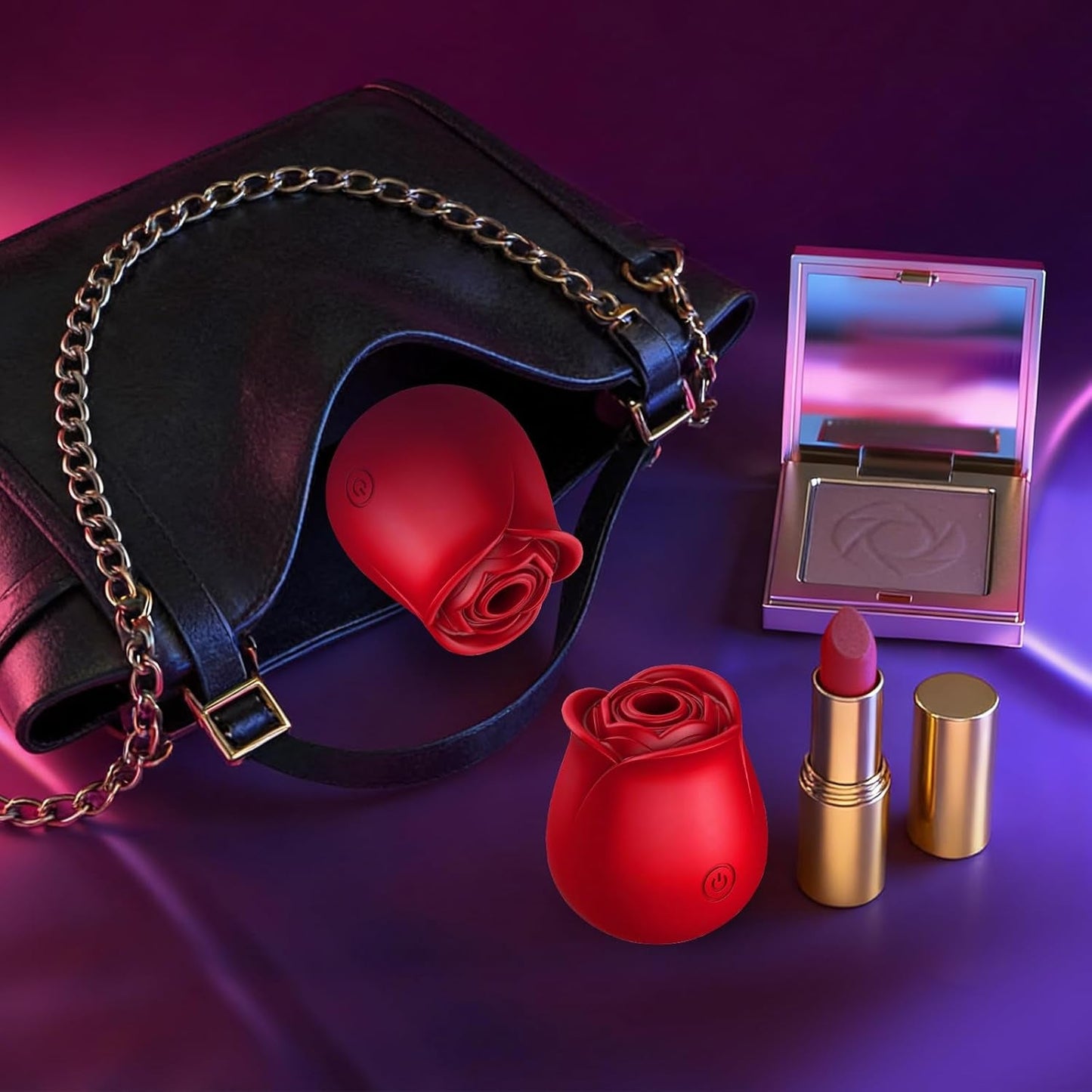 BloomSync App Controlled Rose Suction Vibrator - Vixen | Nova Network