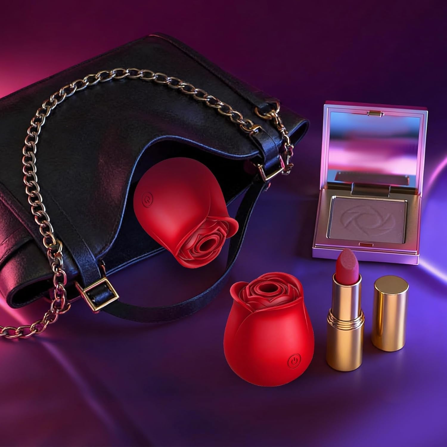 BloomSync App Controlled Rose Suction Vibrator - Vixen | Nova Network