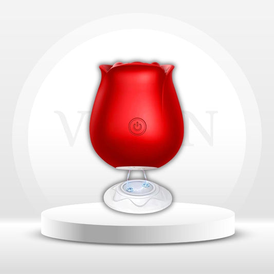 BloomSync App Controlled Rose Suction Vibrator - Vixen | Nova Network