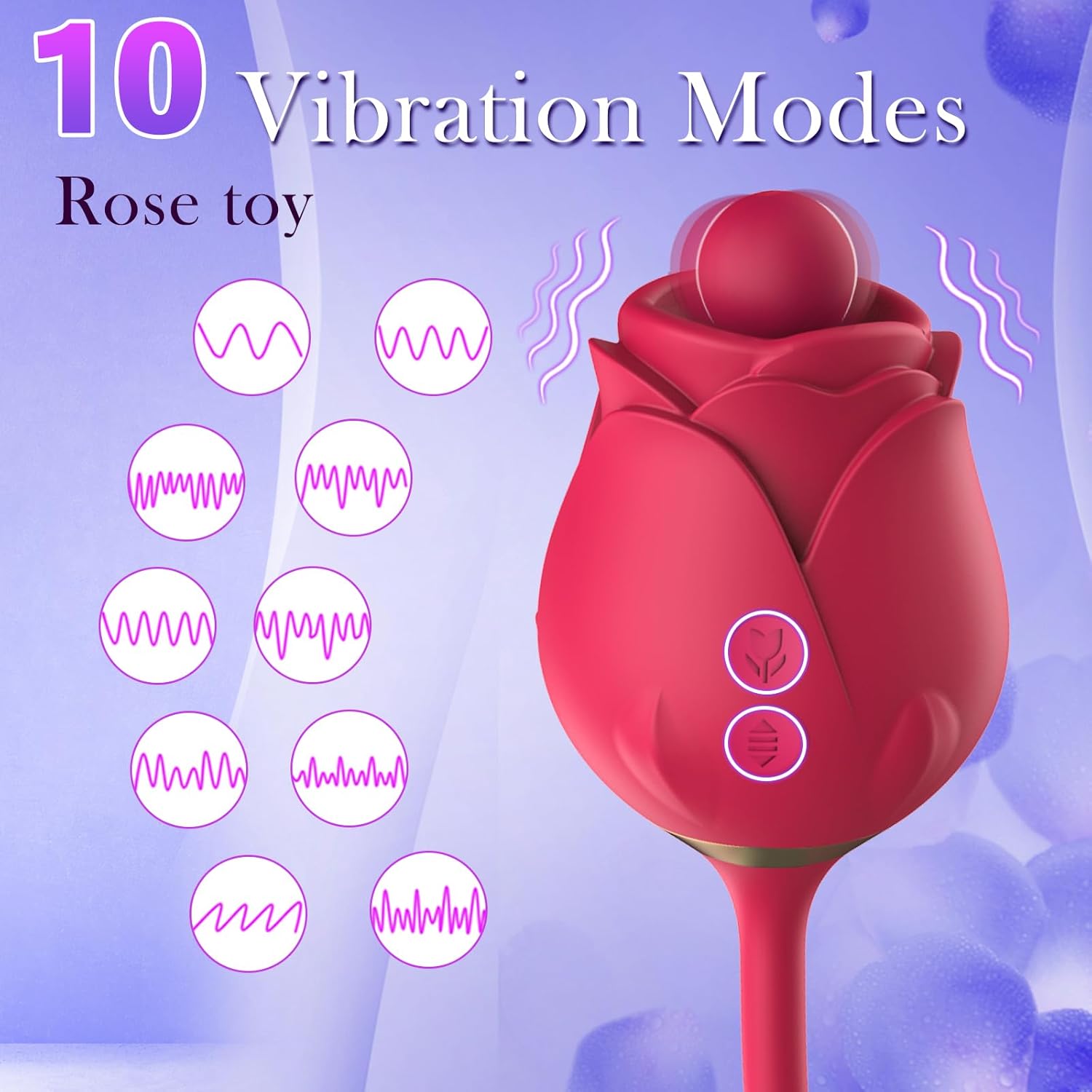 BloomThrust 3 - in - 1 Rose Clit & G - Spot Vibrator - Vixen | Nova Network