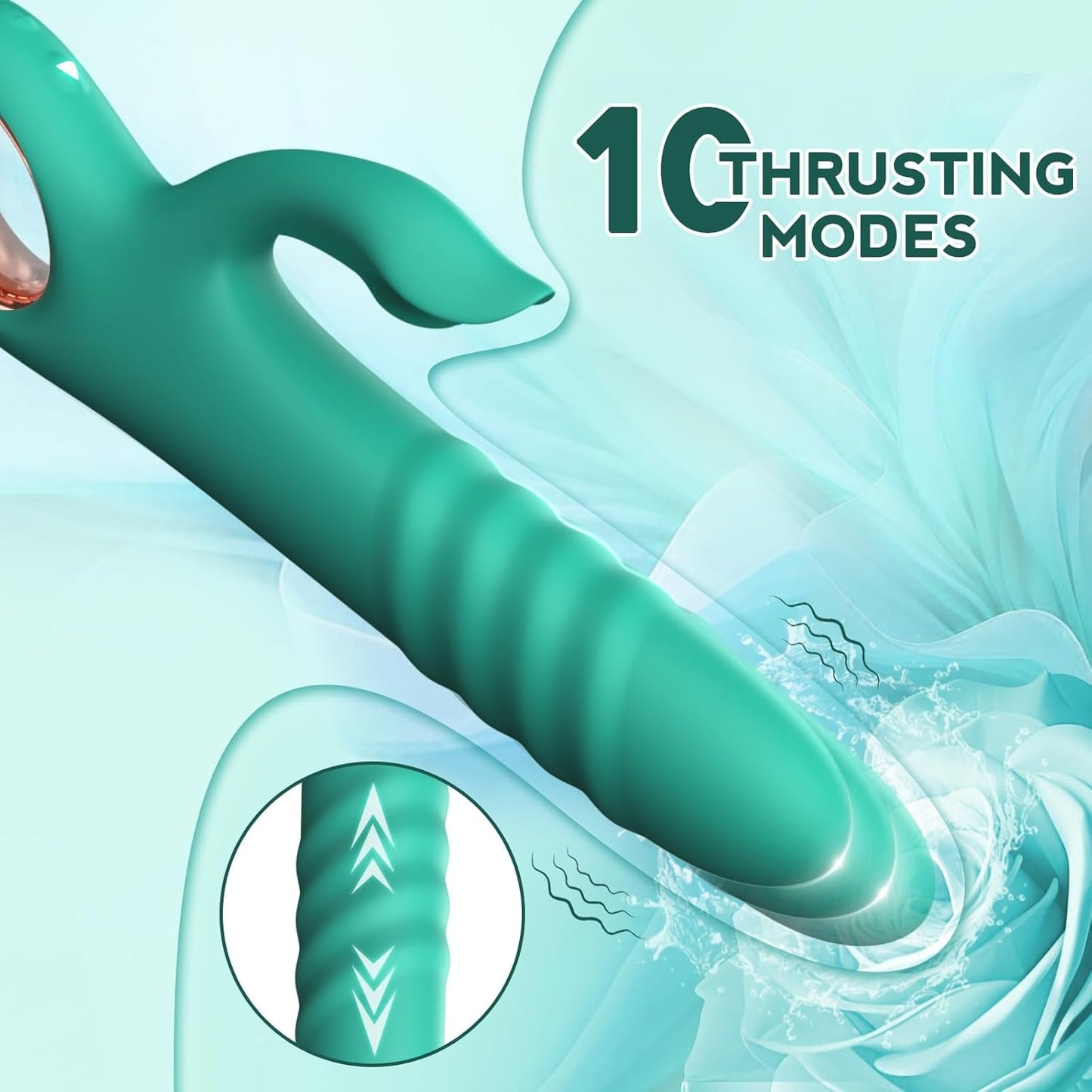 BloomThrust Thrusting Rabbit Vibrator for Women - Vixen | Nova Network