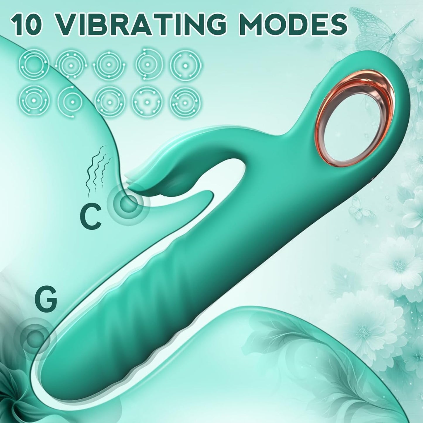BloomThrust Thrusting Rabbit Vibrator for Women - Vixen | Nova Network