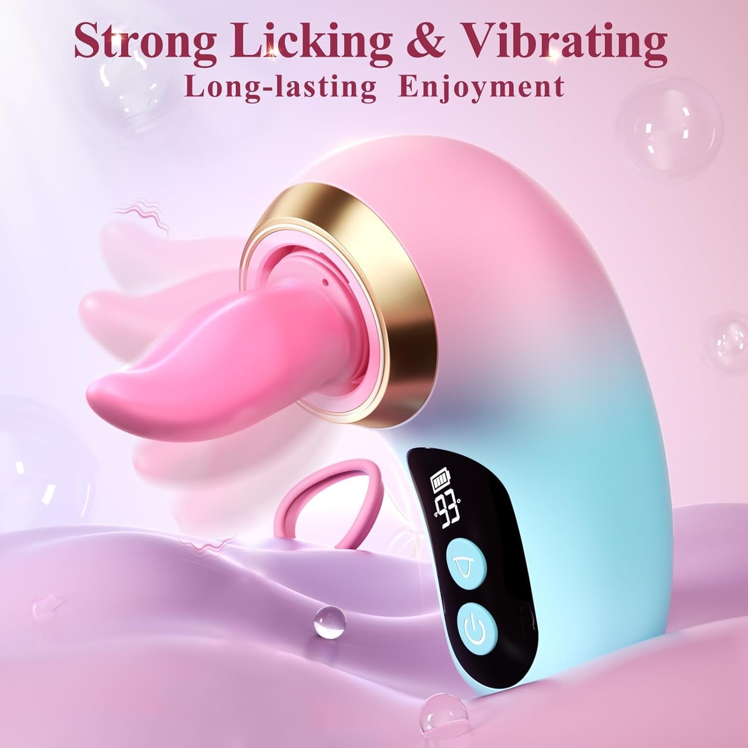 BloomTouch Clit Sucking & Tongue Licking Stimulator - Vixen Adult Playroom