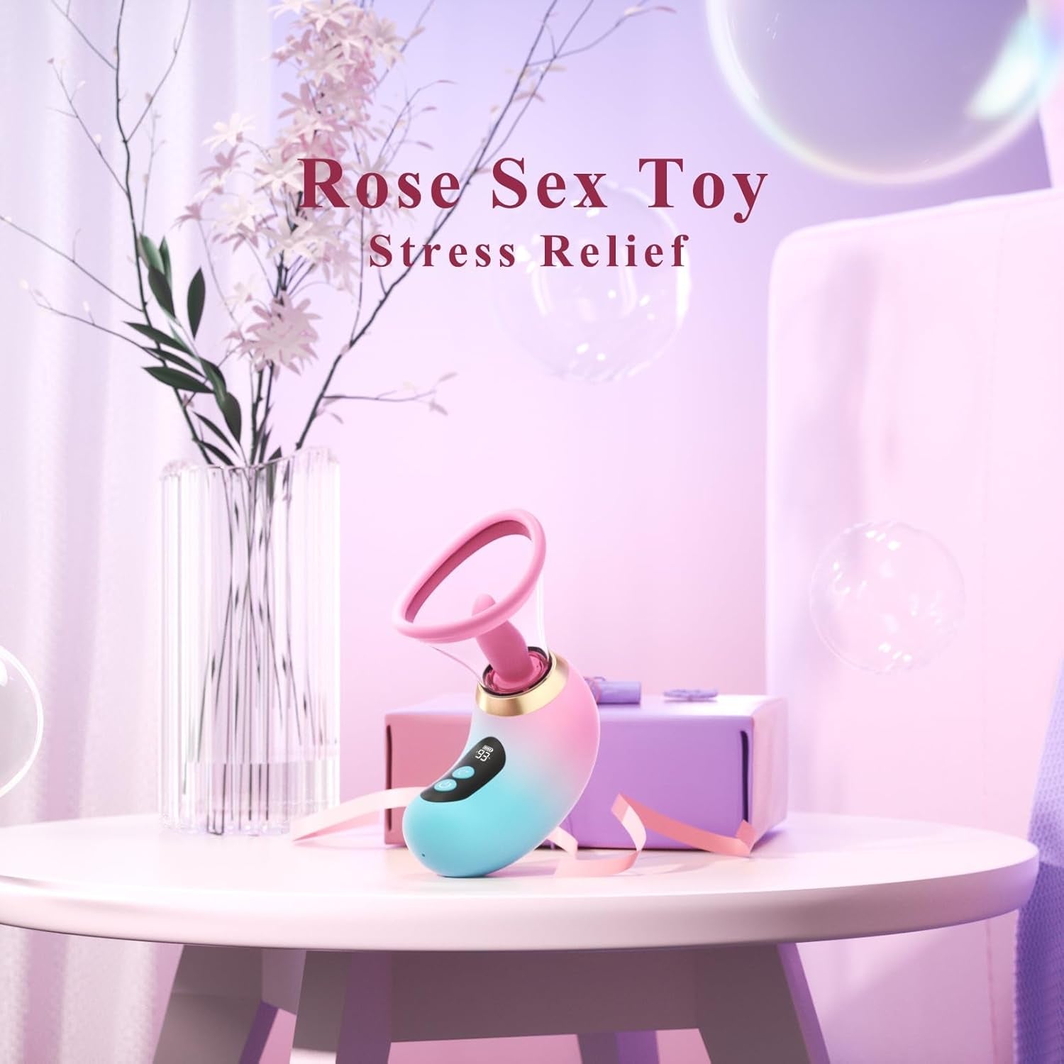 BloomTouch Clit Sucking & Tongue Licking Stimulator - Vixen Adult Playroom