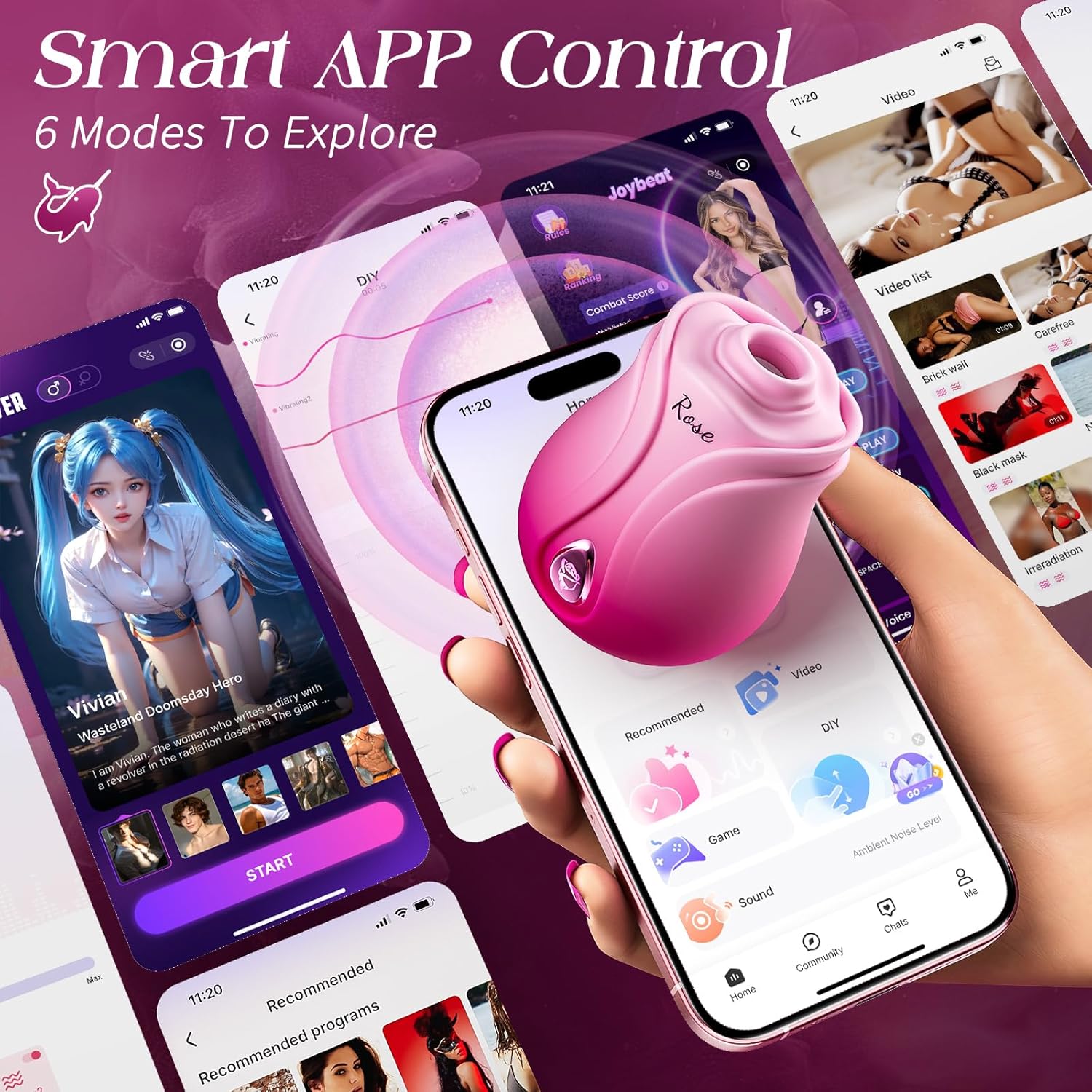 BloomWave Smart Rose Vibe - Vixen | Nova Network