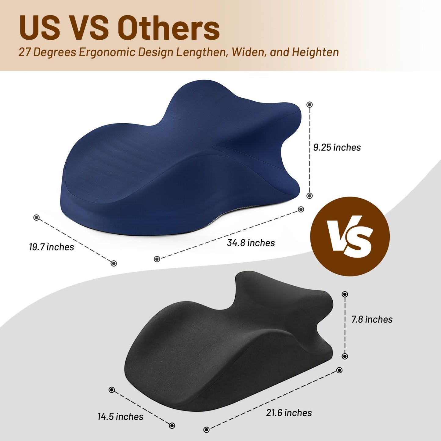 Blue Couples Intimate Position Support Pillow - Vixen | Nova Network