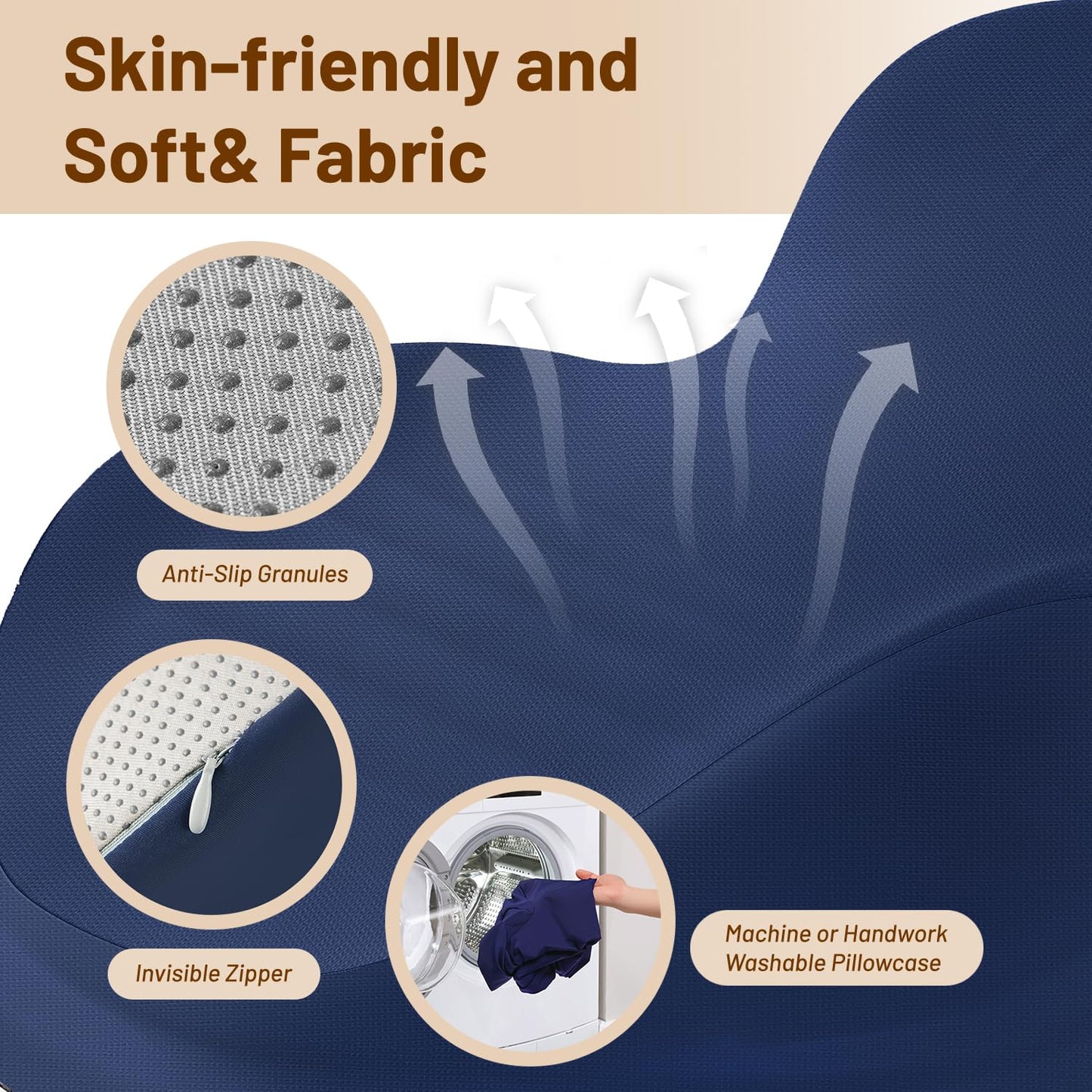 Blue Couples Intimate Position Support Pillow - Vixen | Nova Network