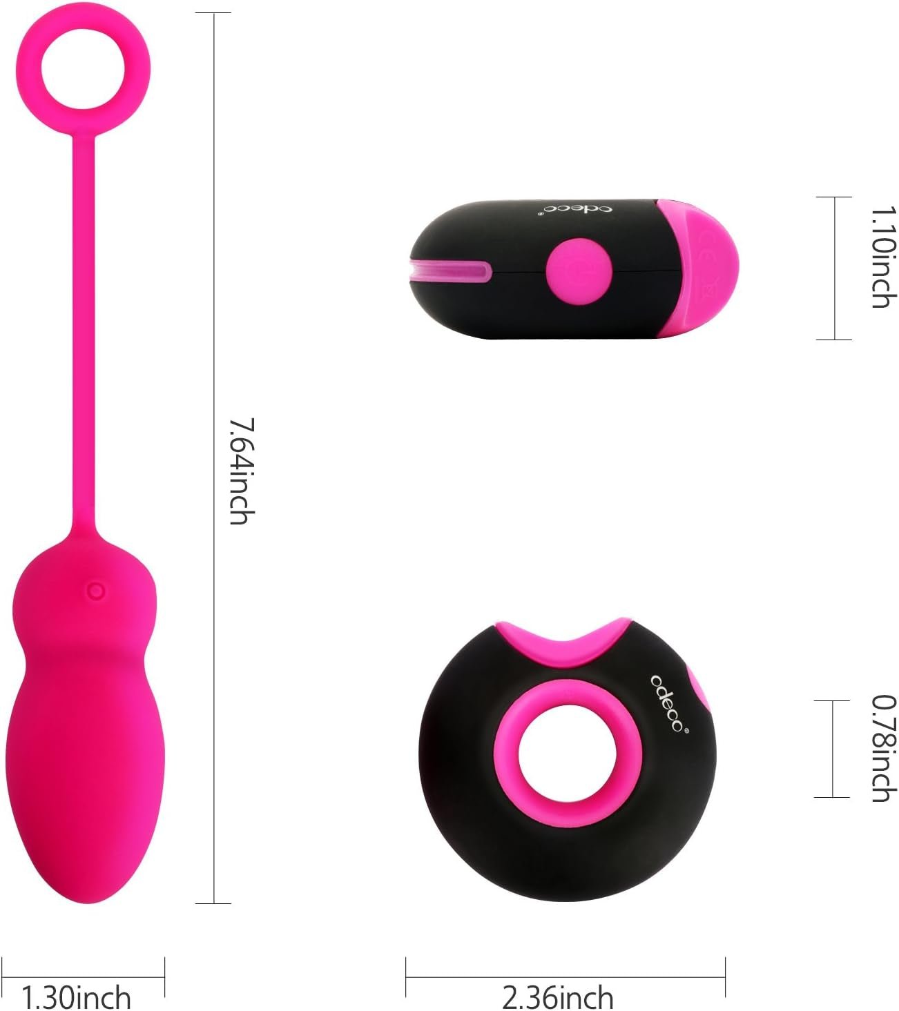 BlushBeam Rose Pink Remote Egg Vibrator - Vixen | Nova Network