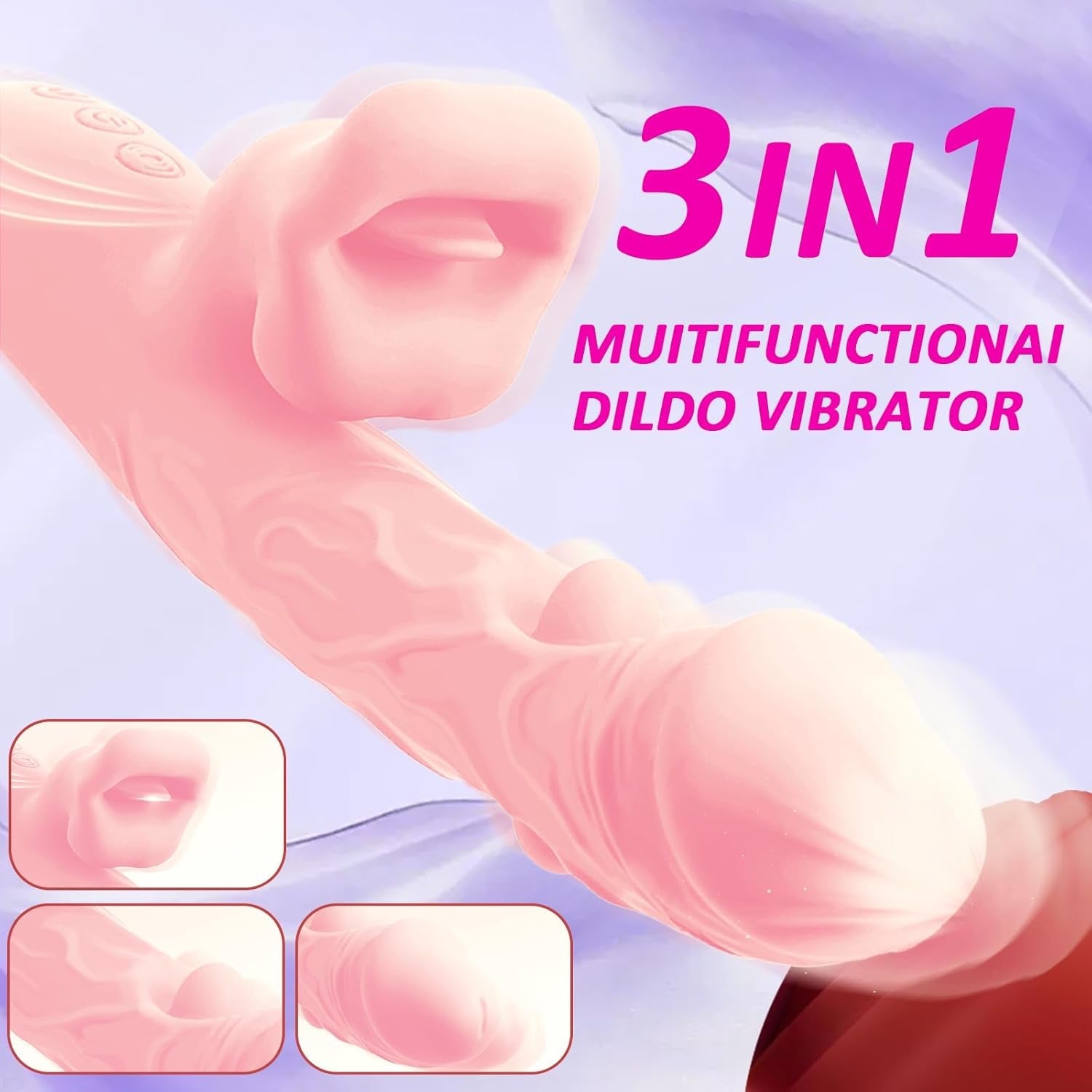 BlushLush Tap, Lick & Thrust Rabbit Vibrator - Vixen | Nova Network
