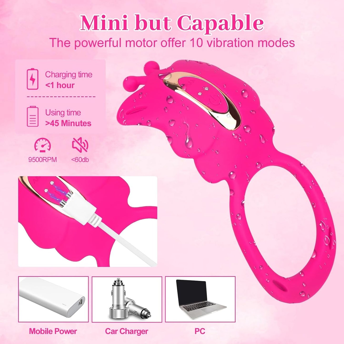 BlushPlay 3 - in - 1 Couples Vibrator Kit - Vixen | Nova Network