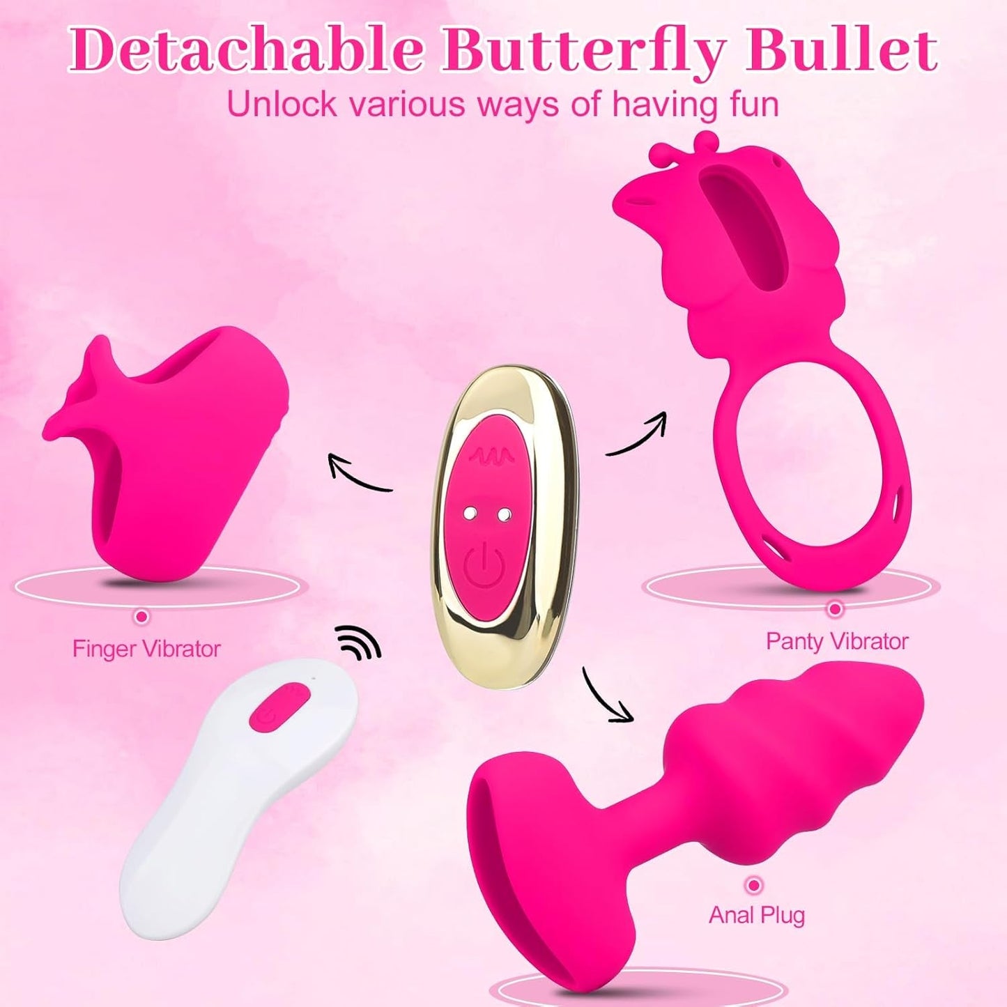 BlushPlay 3 - in - 1 Couples Vibrator Kit - Vixen | Nova Network