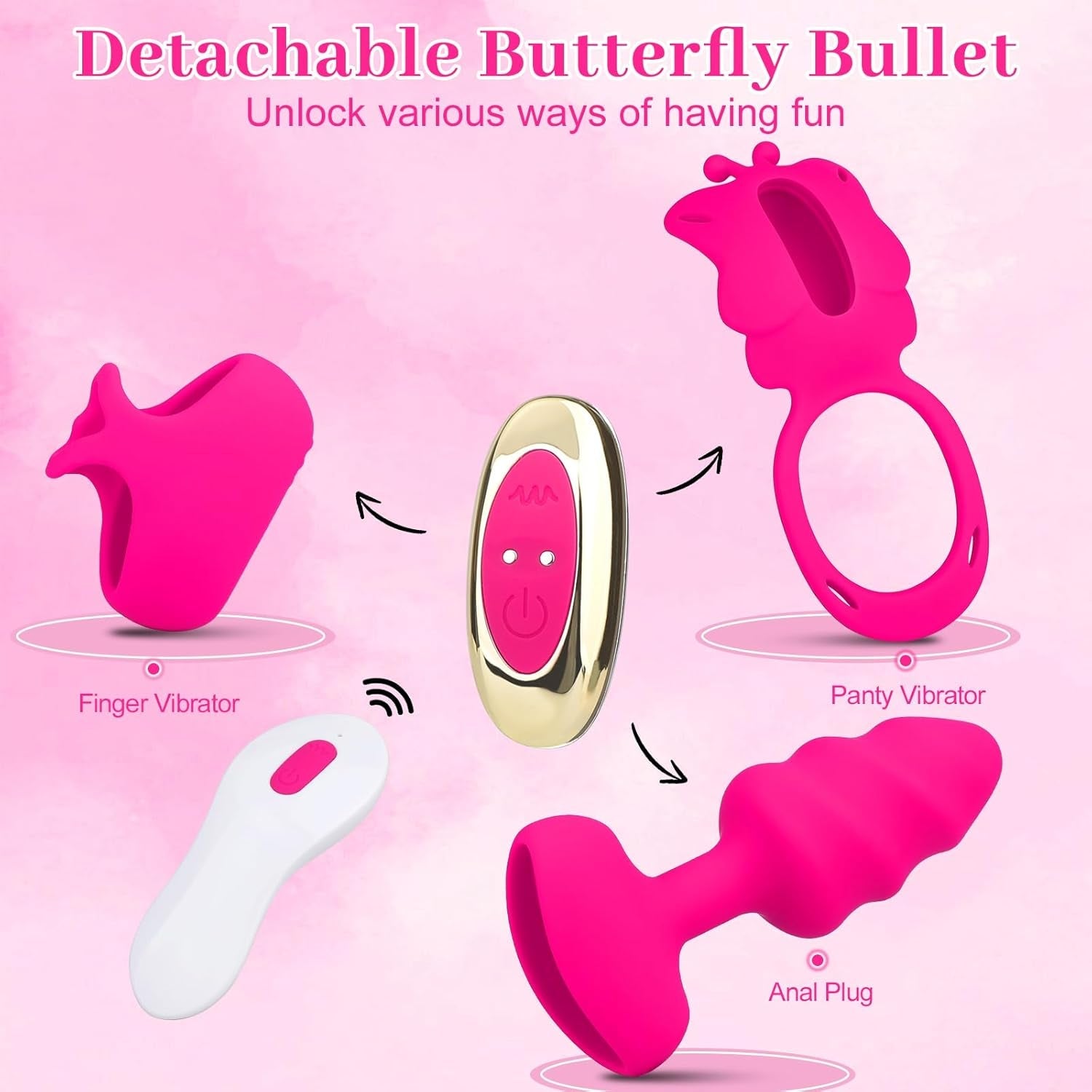 BlushPlay 3 - in - 1 Couples Vibrator Kit - Vixen | Nova Network