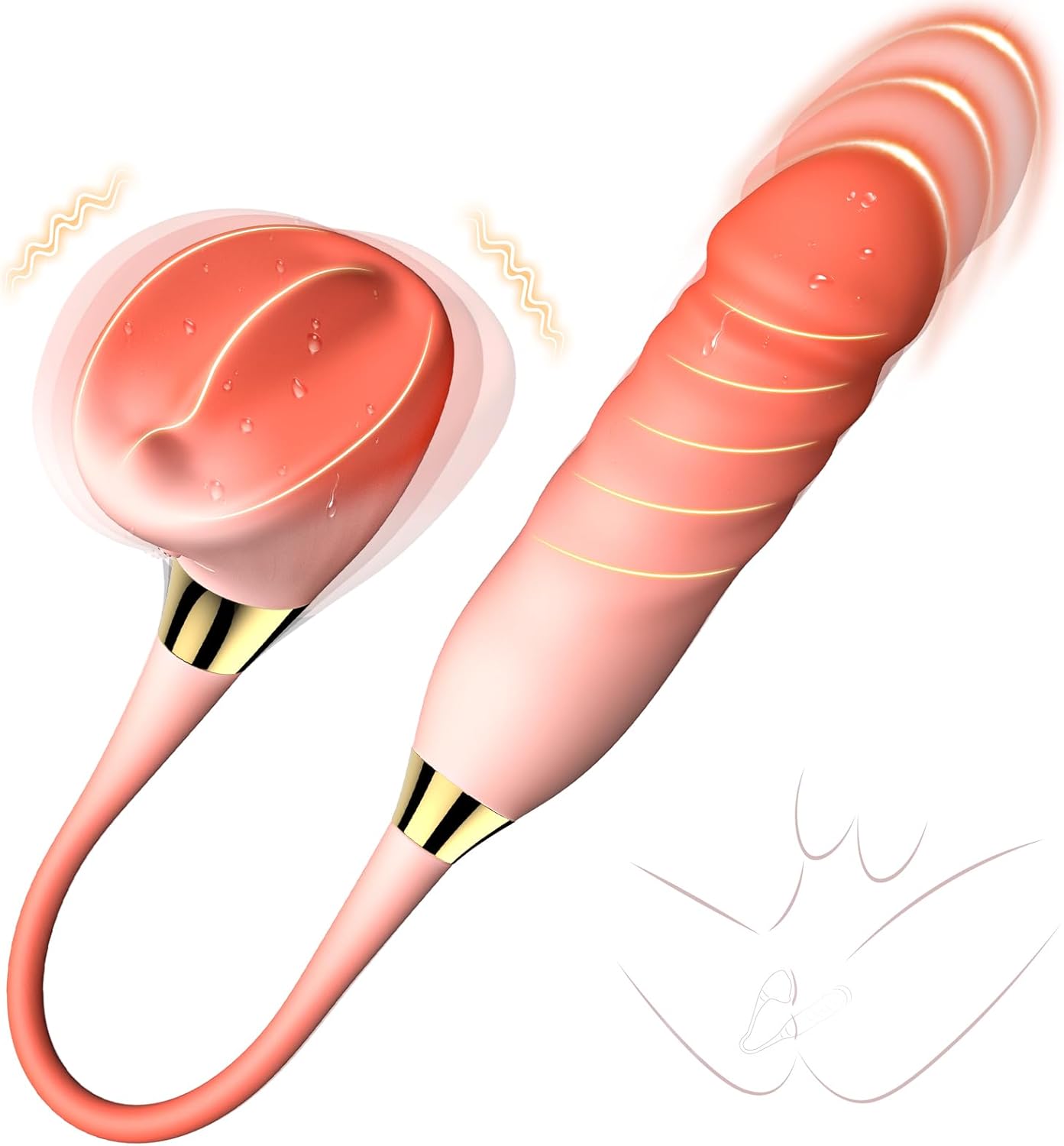 BlushThrust 3 - in - 1 Thrusting Vibrator - Vixen | Nova Network