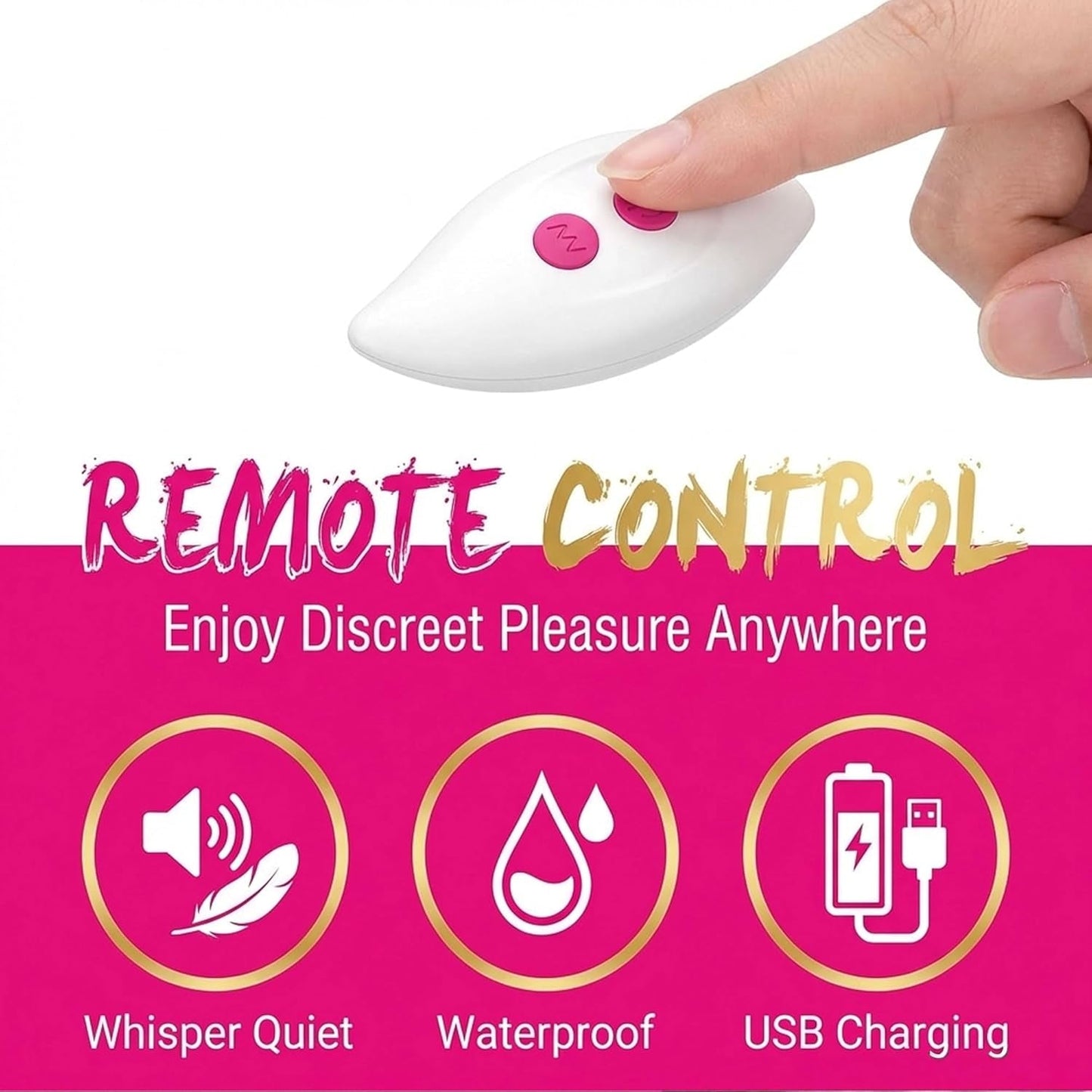 BlushWhisper Remote Wearable Panty Vibrator - Vixen | Nova Network