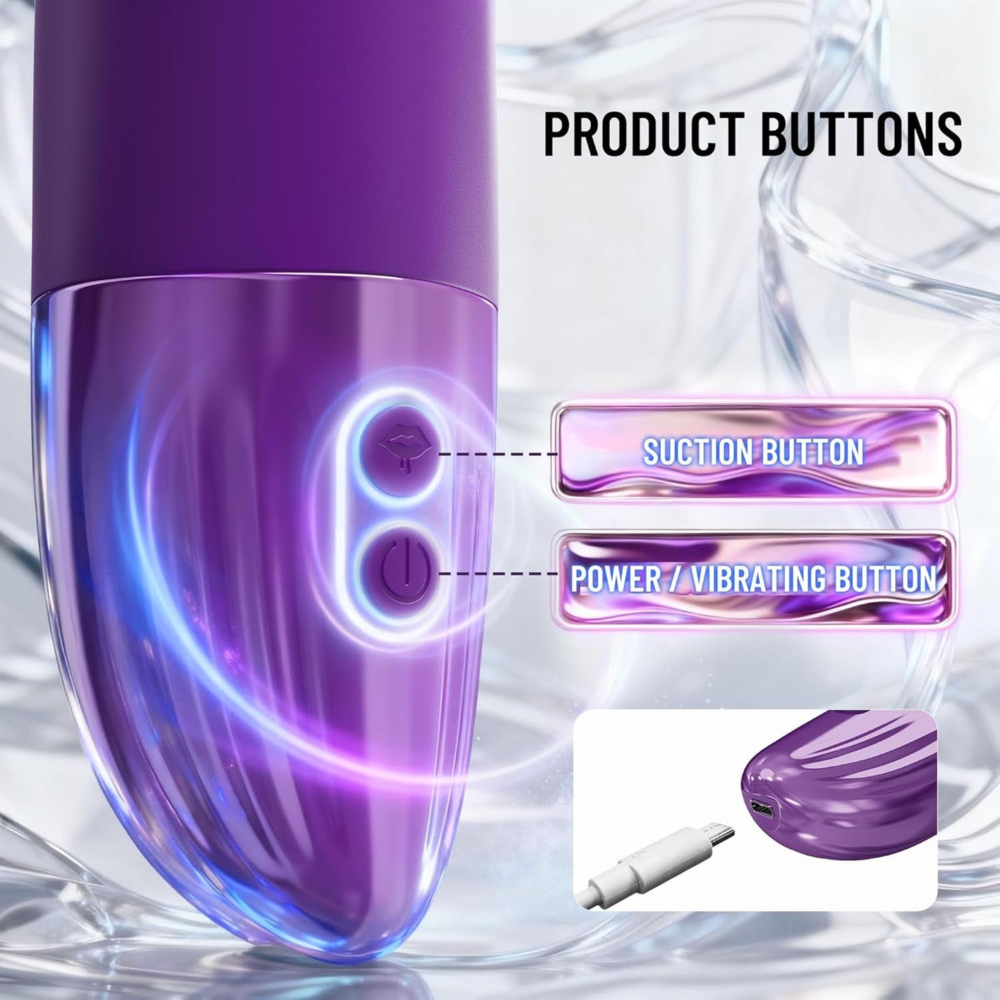 BoldMouth Sucking Male Stroker 5 Suction + 10 Vibe Trainer - Vixen | Nova Network