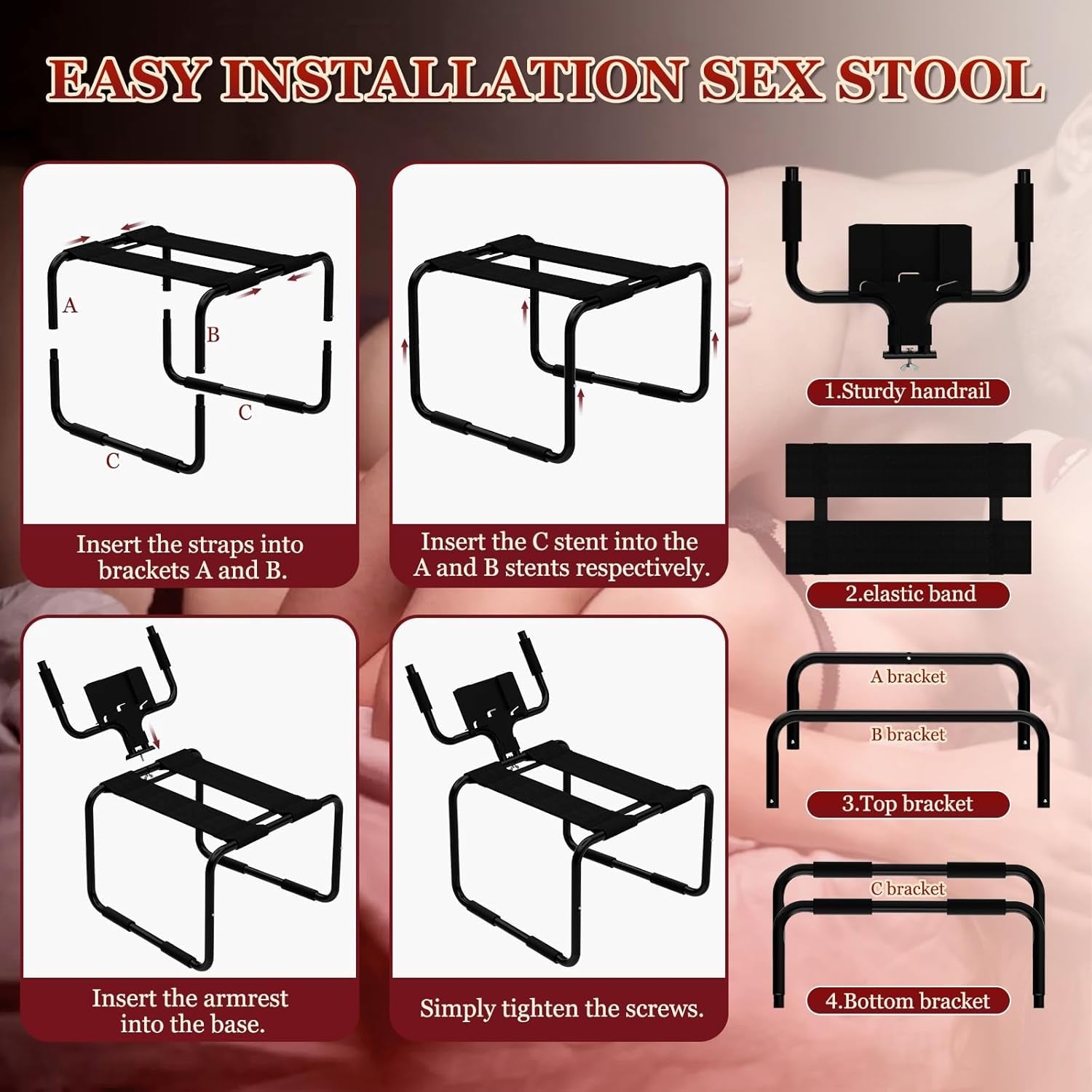 BounceCore Adjustable Bounce Position Sex Chair - Vixen | Nova Network