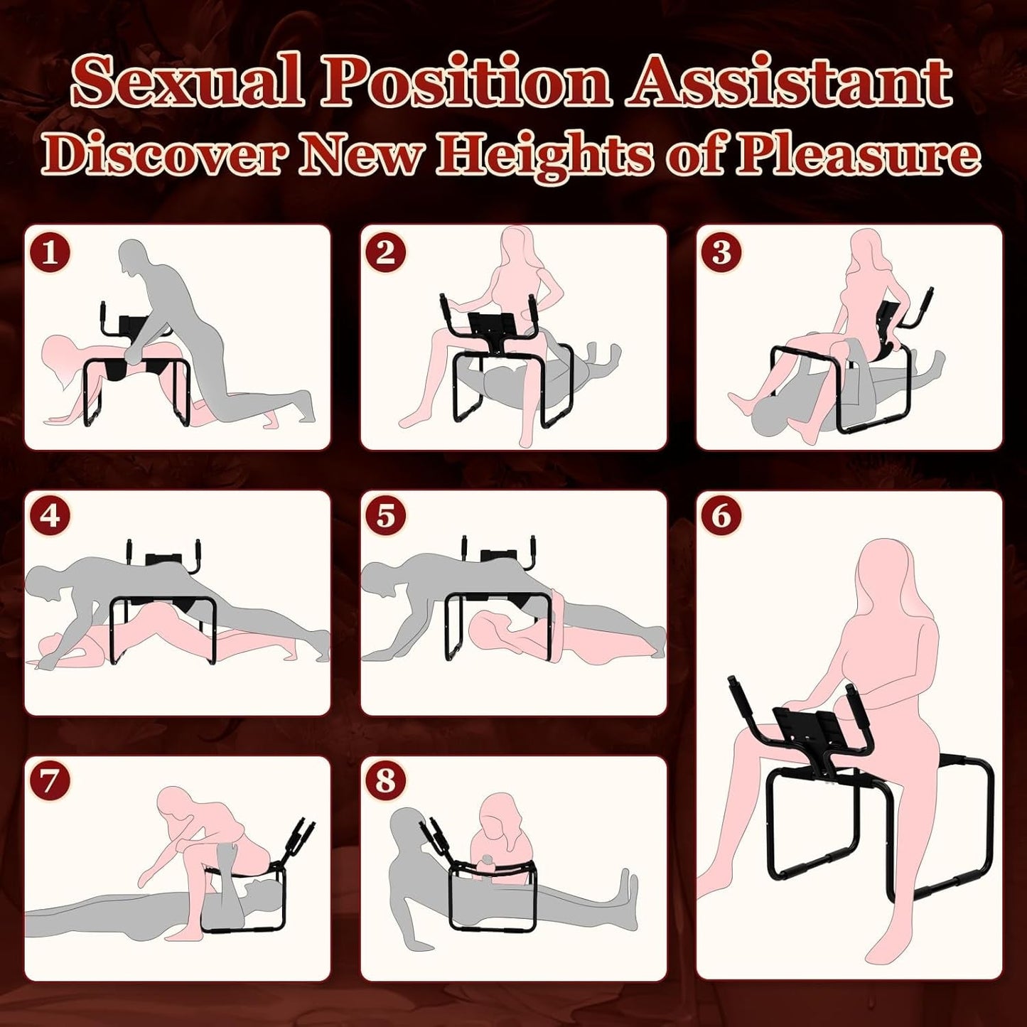 BounceCore Adjustable Bounce Position Sex Chair - Vixen | Nova Network