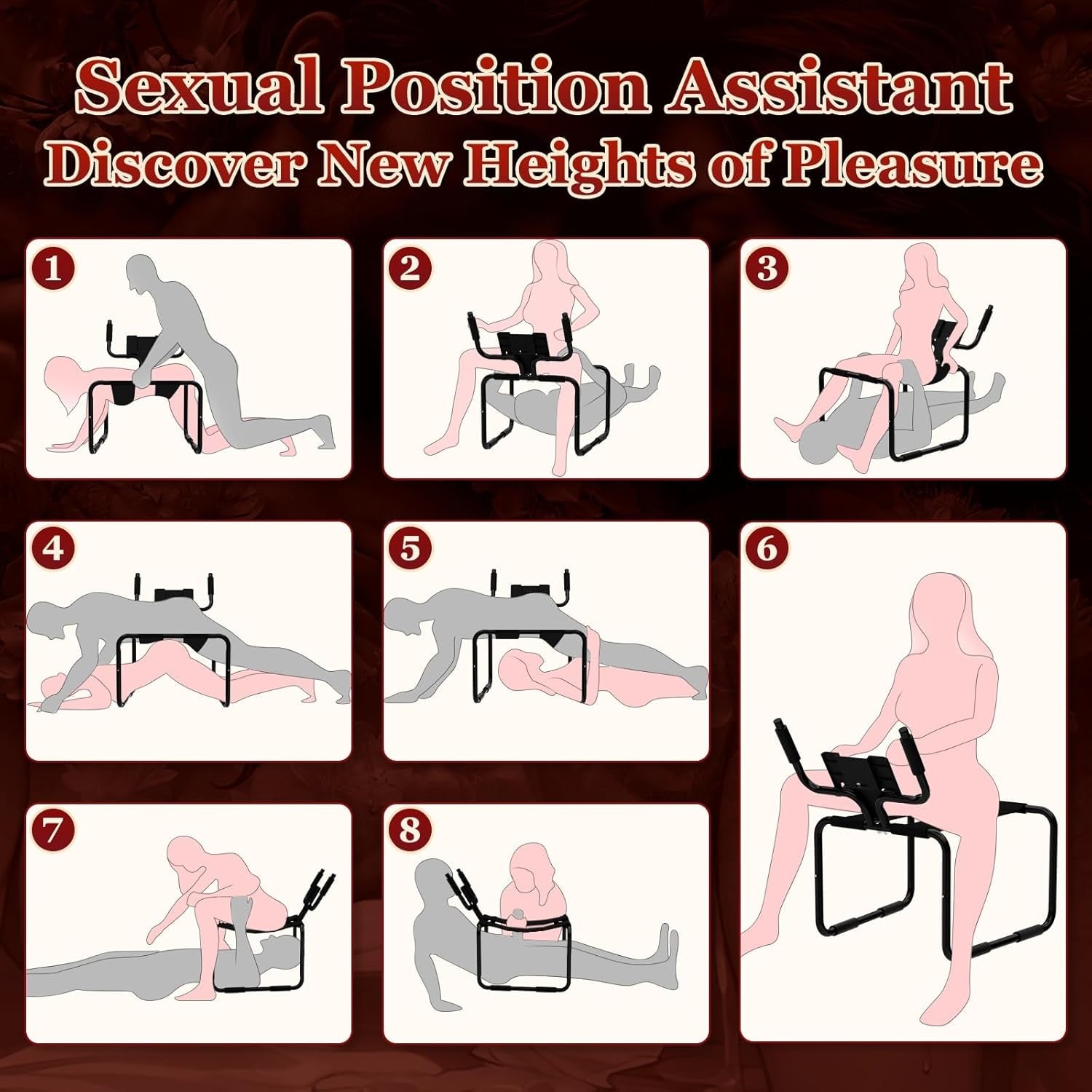BounceCore Adjustable Bounce Position Sex Chair - Vixen | Nova Network