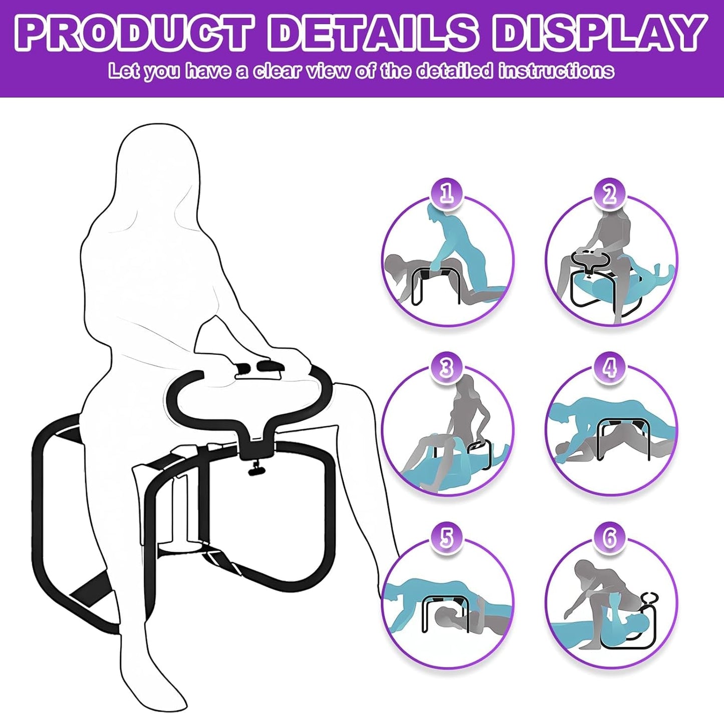 BounceFlex Adjustable Bouncing Sex Positions Chair - Vixen | Nova Network