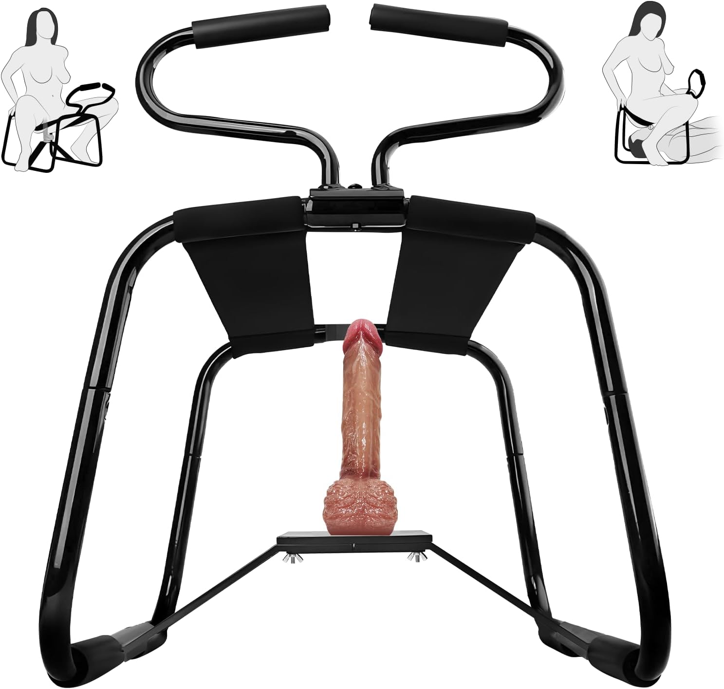 BounceLust Sex Chair with Dildo Mount & Handrails - Vixen | Nova Network