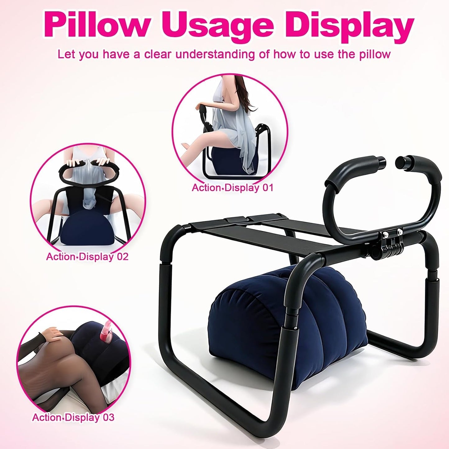 BounceRide Elastic Sex Stool | Bouncing Chair for Couples - Vixen Adult Playroom