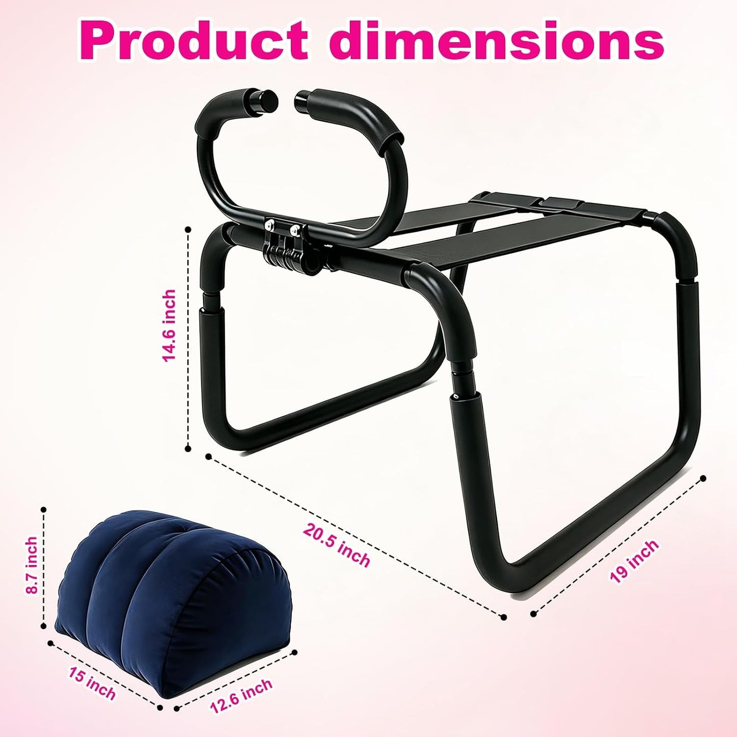 BounceRide Elastic Sex Stool | Bouncing Chair for Couples - Vixen Adult Playroom