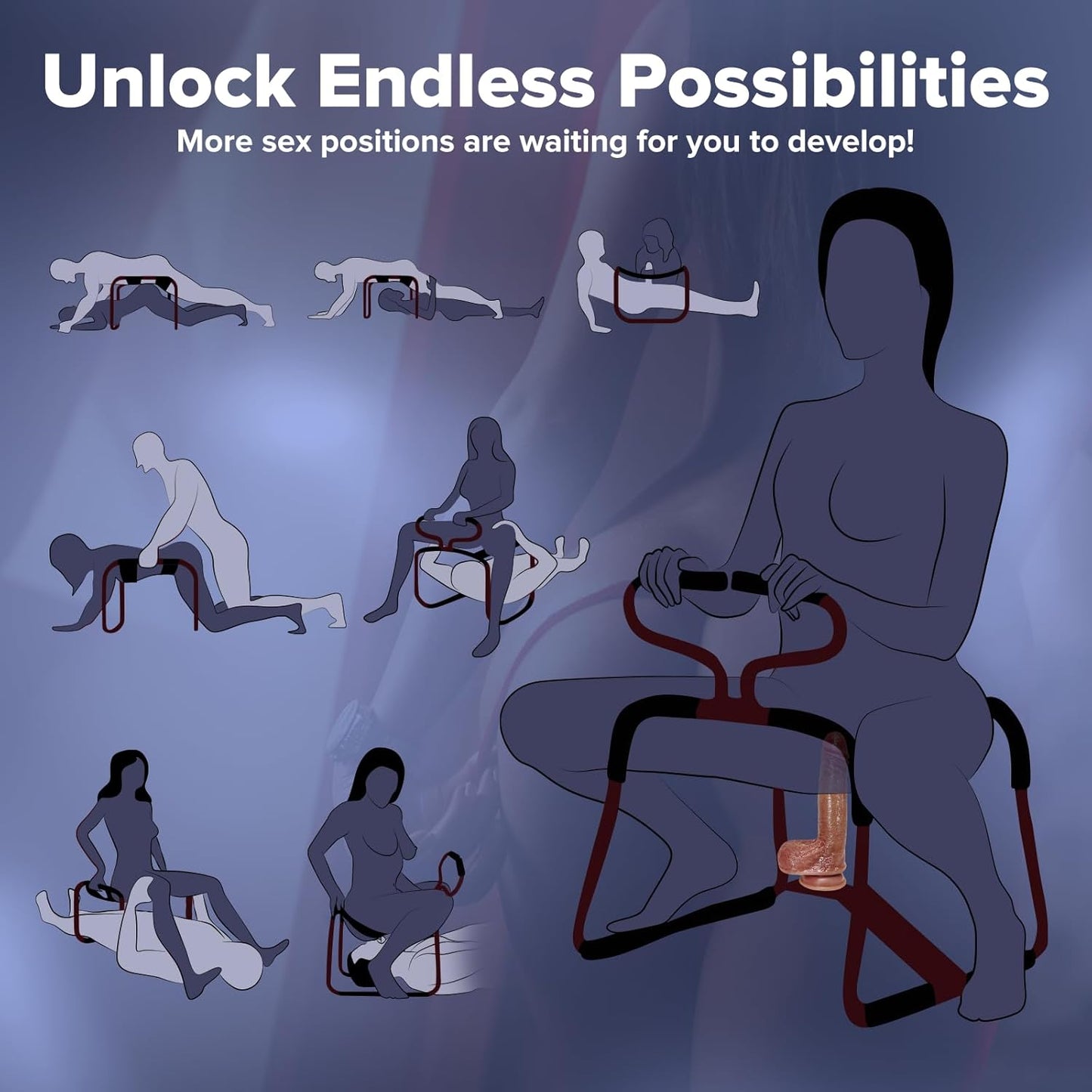 BounceThrust Sex Chair with Dildo Mount - Vixen | Nova Network