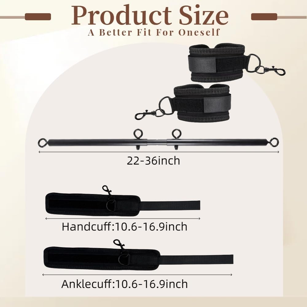 BoundBar Adjustable Spreader Bar Restraint Set - Vixen | Nova Network
