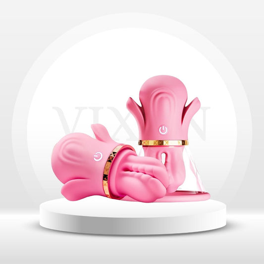 BoundBloom Nipple Suction Clamp Vibrator - Vixen | Nova Network