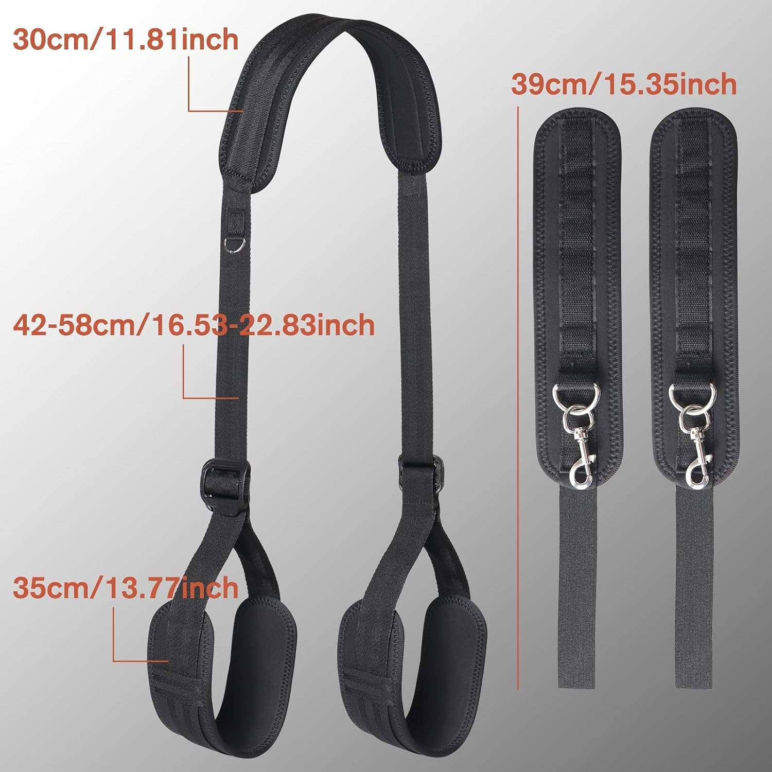 BoundFlex Adjustable Bondage Restraint Straps with Padded Cuffs - Vixen | Nova Network