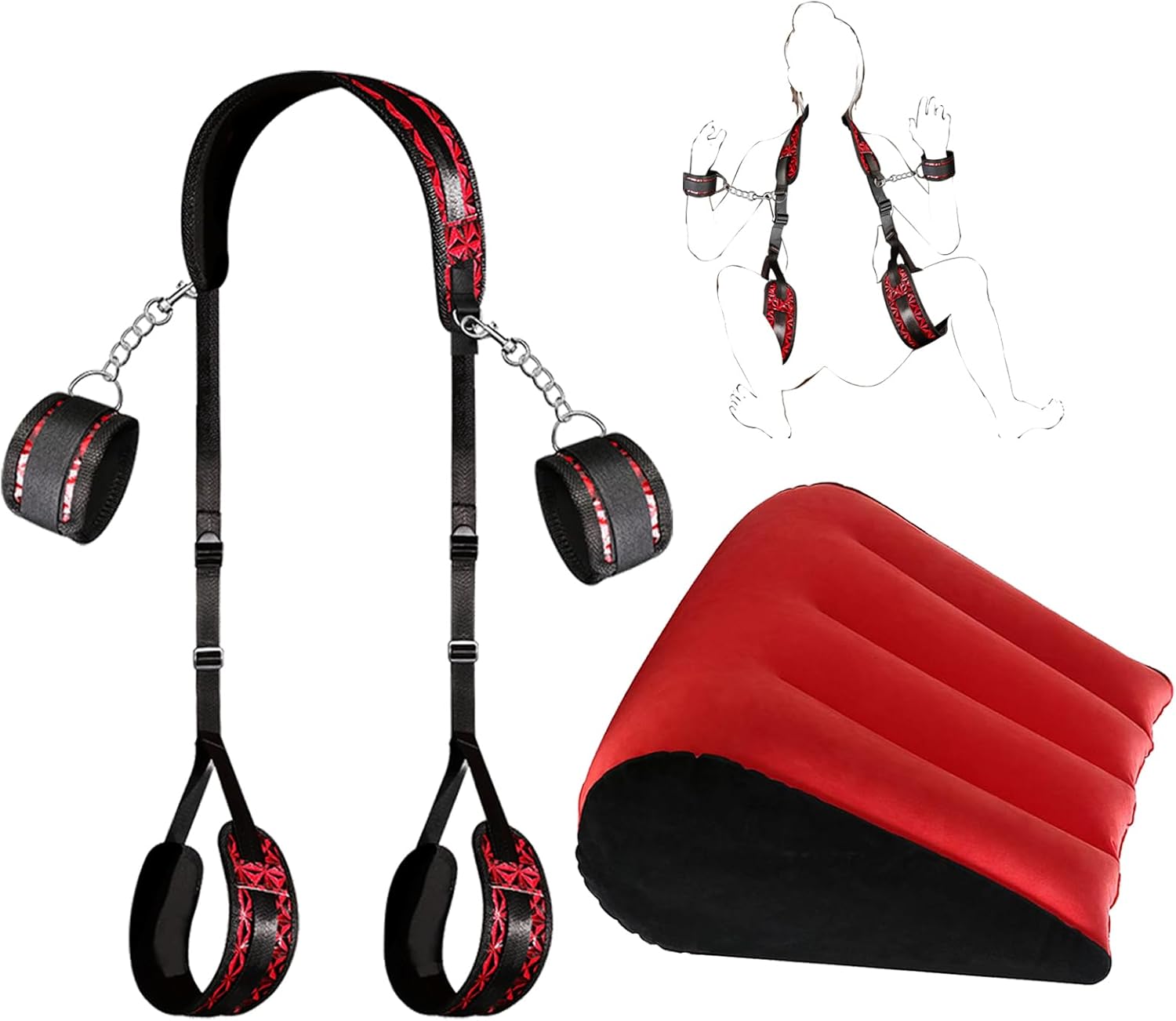 BoundThrust BDSM Position Pillow & Restraint Set - Vixen | Nova Network