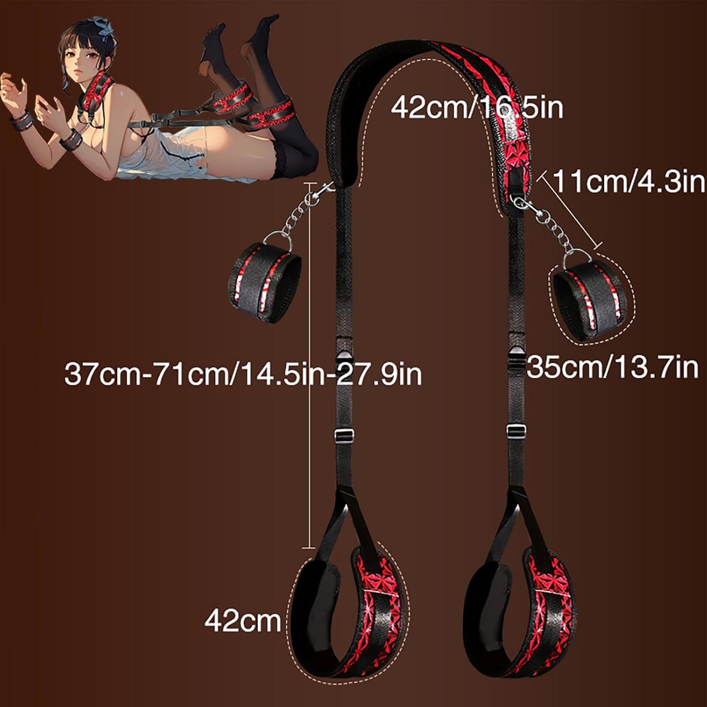 BoundThrust BDSM Position Pillow & Restraint Set - Vixen | Nova Network