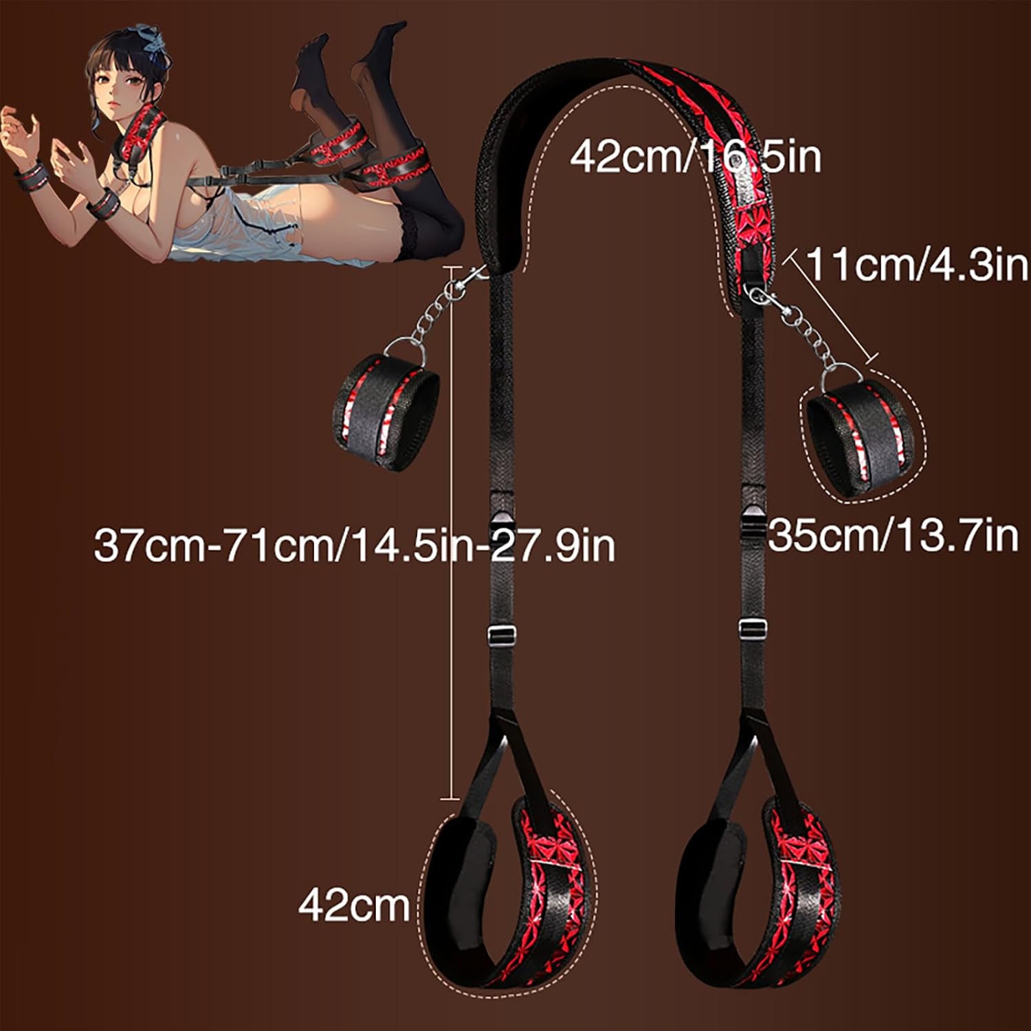 BoundThrust BDSM Position Pillow & Restraint Set - Vixen | Nova Network