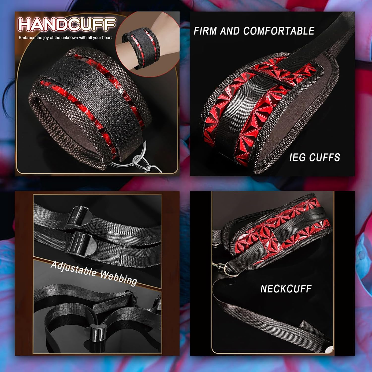BoundThrust BDSM Position Pillow & Restraint Set - Vixen | Nova Network
