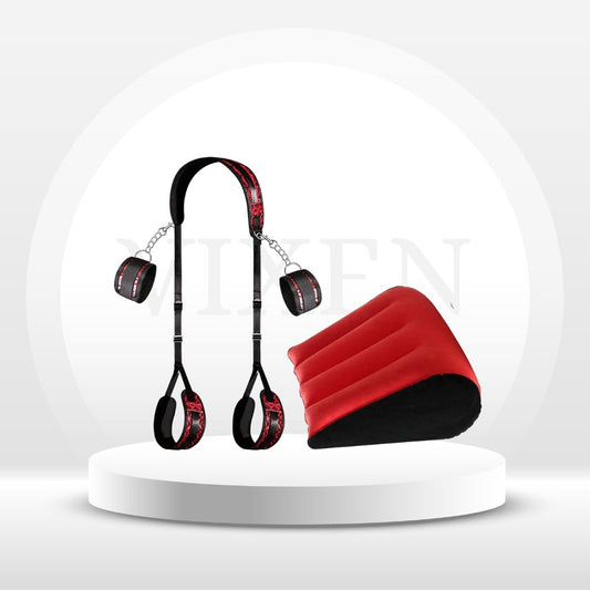 BoundThrust BDSM Position Pillow & Restraint Set - Vixen | Nova Network