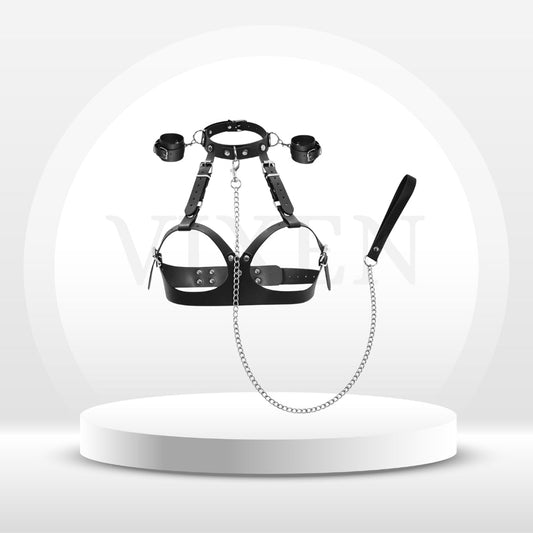 BreastBound Dual - Layer BDSM Harness Set - Vixen | Nova Network