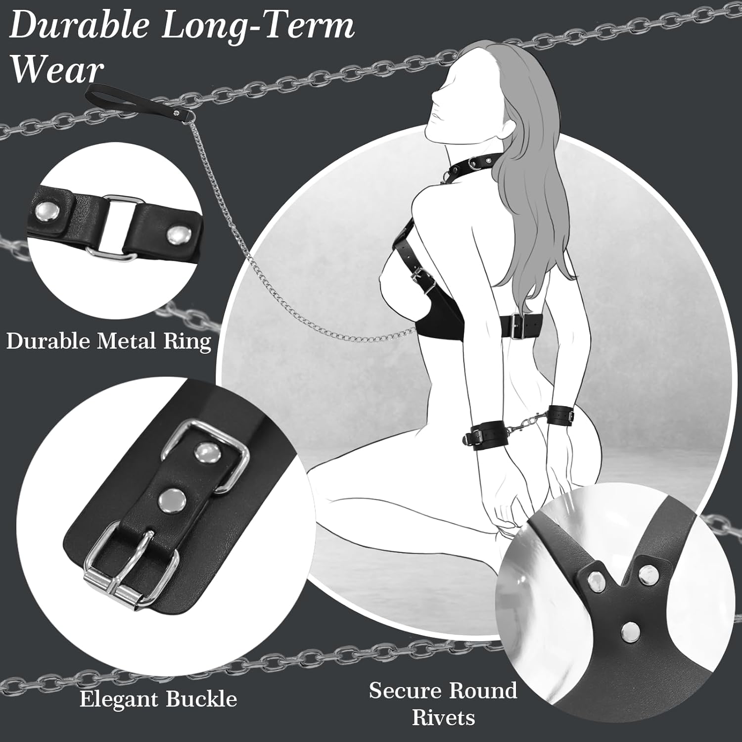 BreastBound Dual - Layer BDSM Harness Set - Vixen | Nova Network