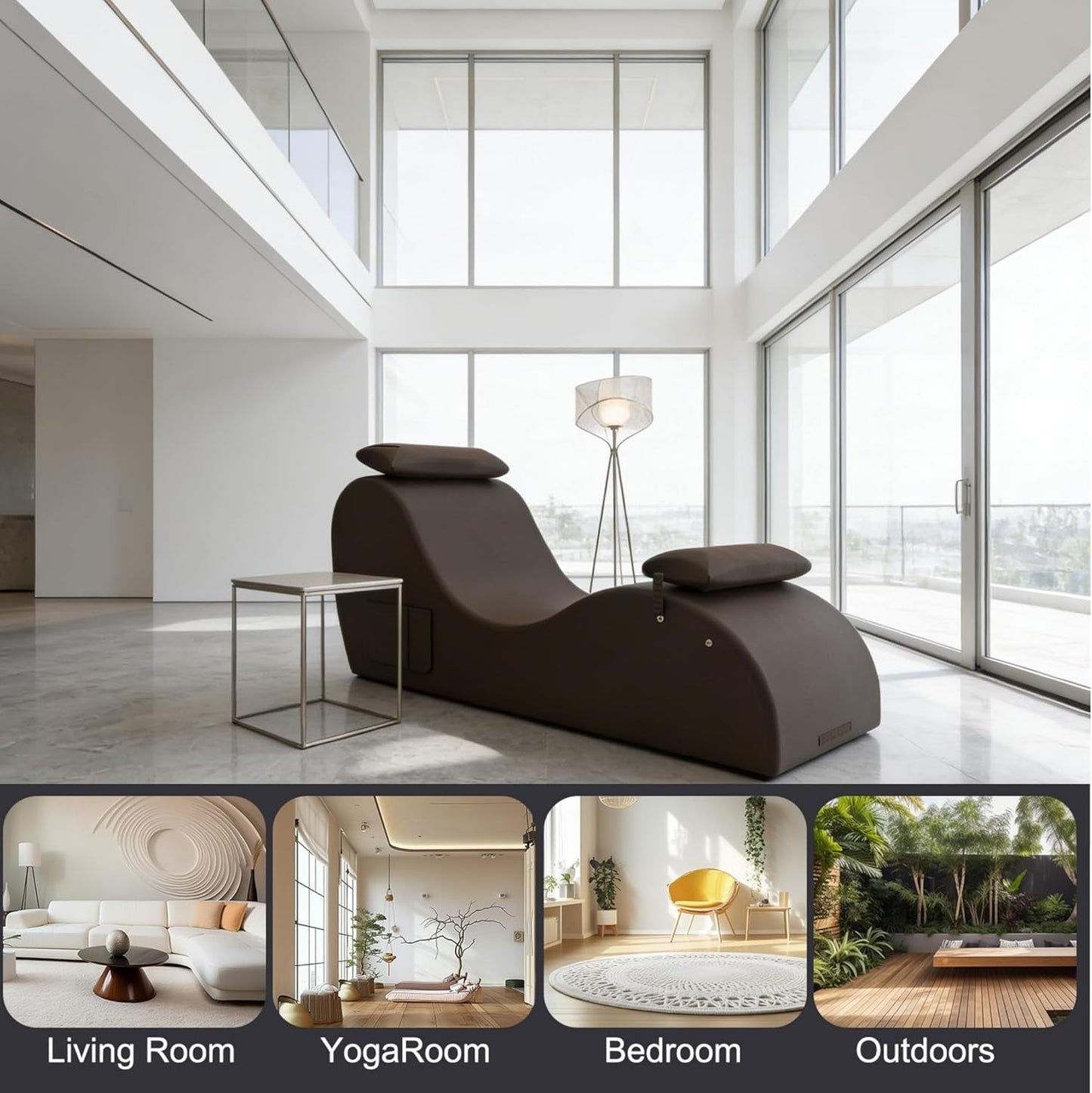 BronzeArc Brown Sex Chaise Lounge Chair - Vixen | Nova Network