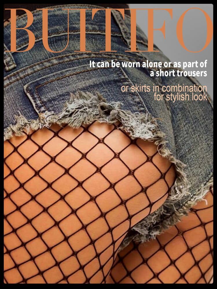 Buitifo Women Sexy Tights Fishnet Opening Leggings Stripe Pantihose Lingerie Pants (BlackWG2,One Size) - Vixen | Nova Network