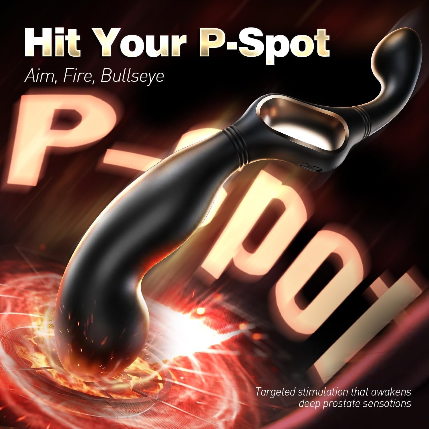BullsEye Wiggling Prostate Massager Wand - Vixen | Nova Network