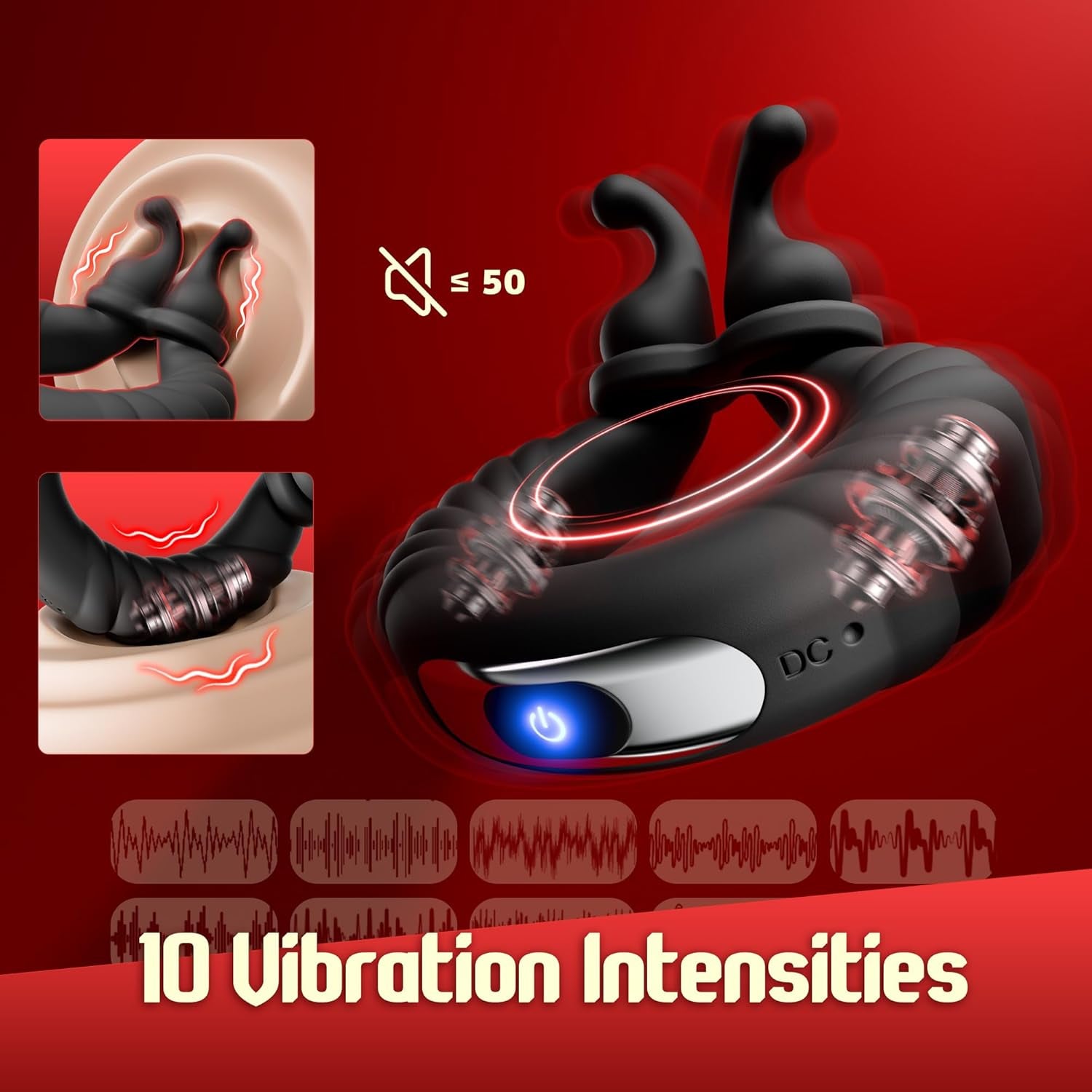 BunnyClasp Dual Vibe Penis Ring - Vixen | Nova Network