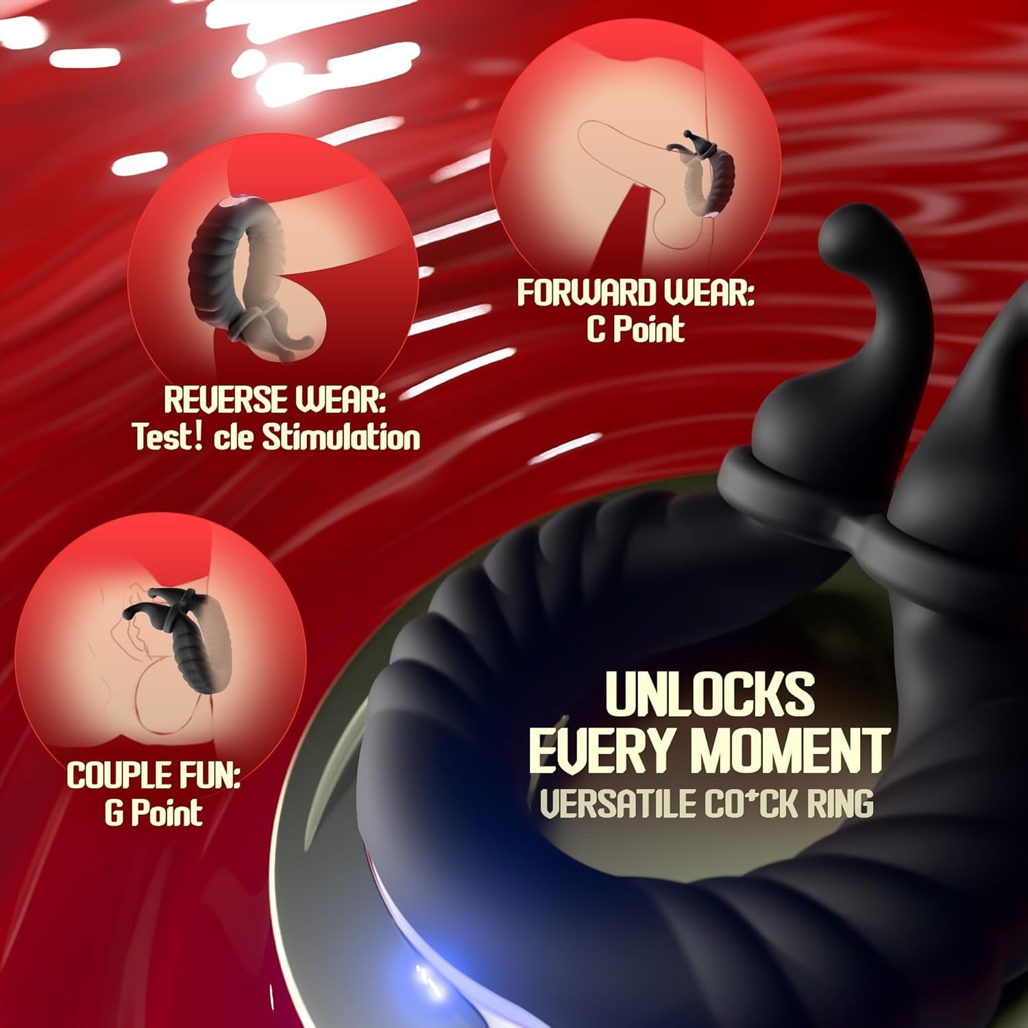 BunnyClasp Dual Vibe Penis Ring - Vixen | Nova Network