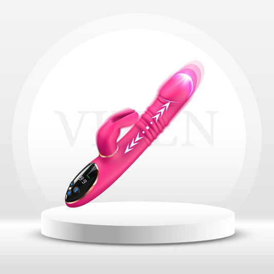BunnyThrust 3 - in - 1 Thrusting Rabbit Vibrator - Vixen | Nova Network