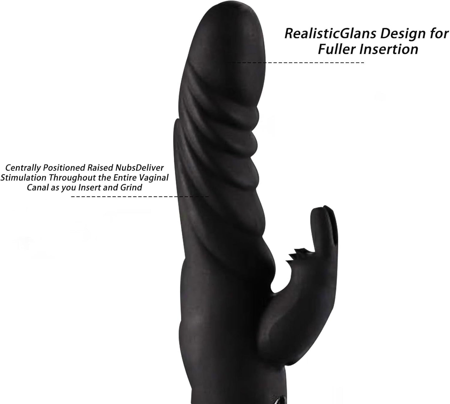 BunnyThrust Rabbit Thrusting Dildo Vibrator - Vixen | Nova Network