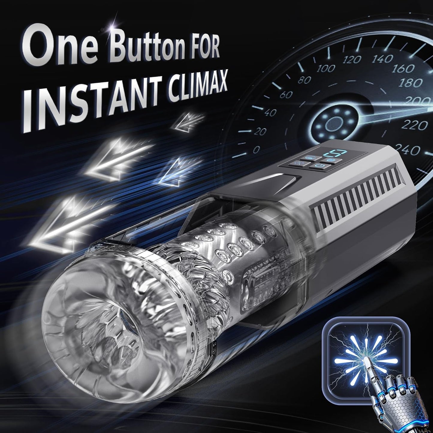 BurstMode Clear AI Interactive Masturbator - Vixen Adult Playroom