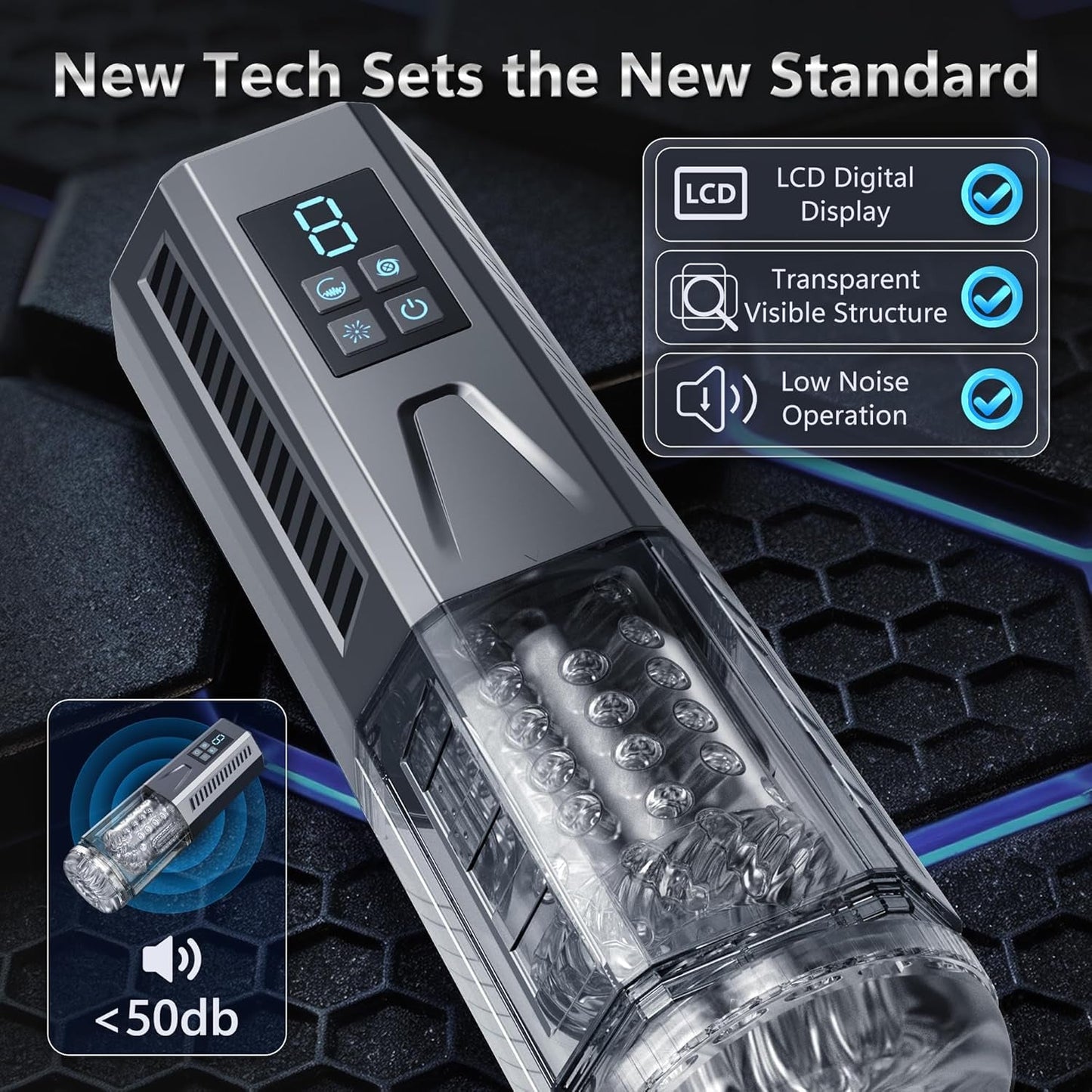 BurstMode Clear AI Interactive Masturbator - Vixen Adult Playroom