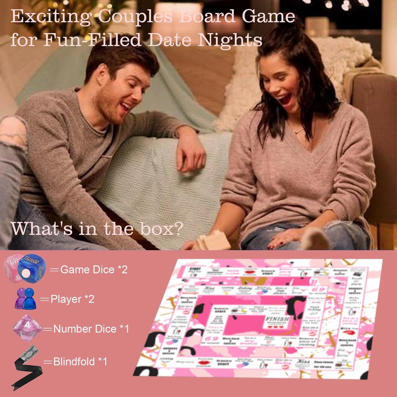 Sexy Couples Board Dare Game 