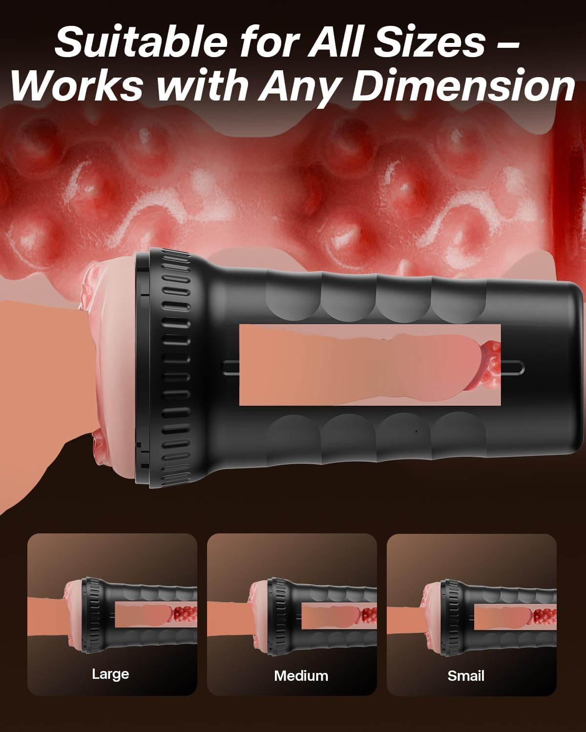 ShadowGlide Realistic Male Masturbator Cup Fleshlight